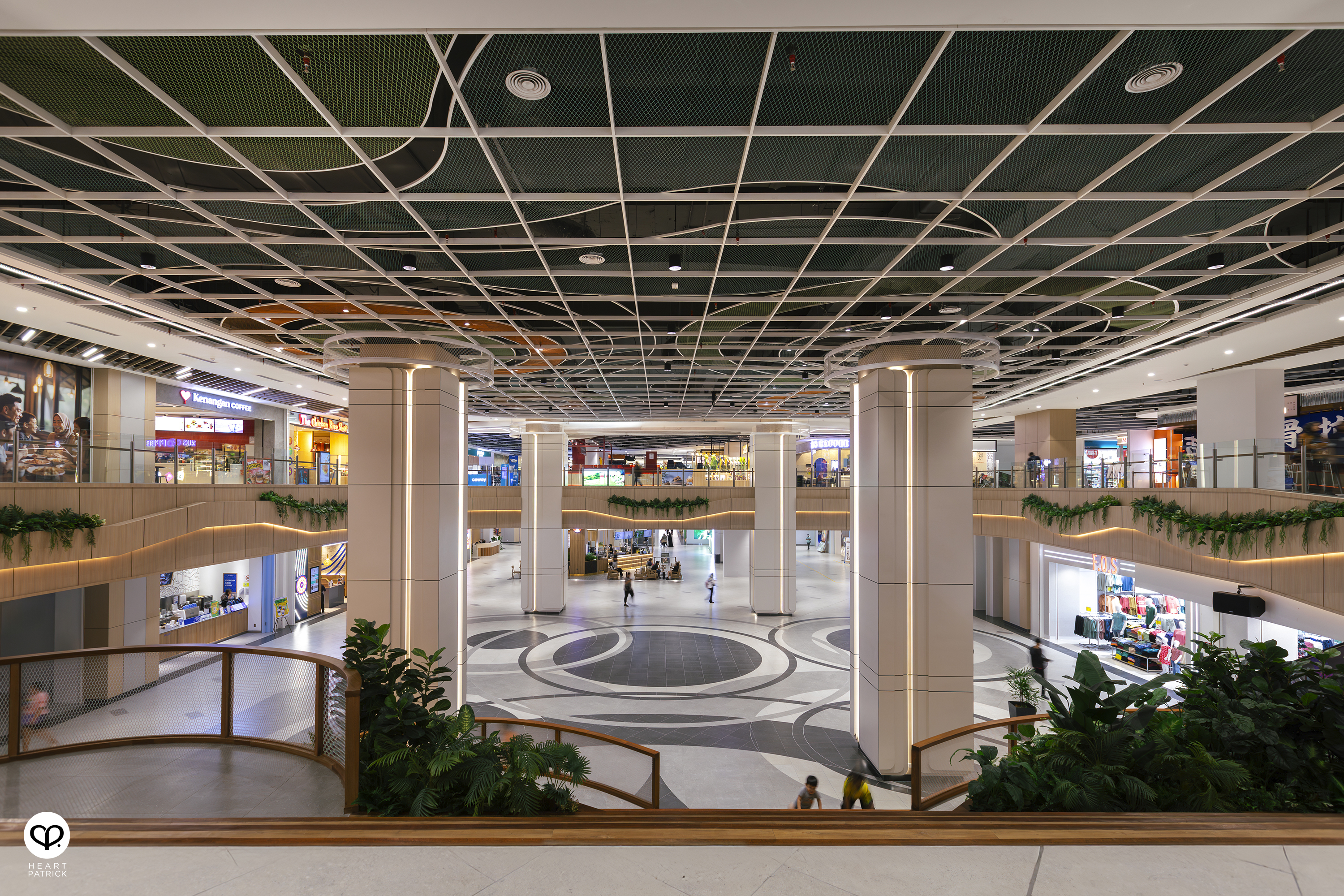 heartpatrick shopping mall retail interior photography 168 park mall selayang designtone