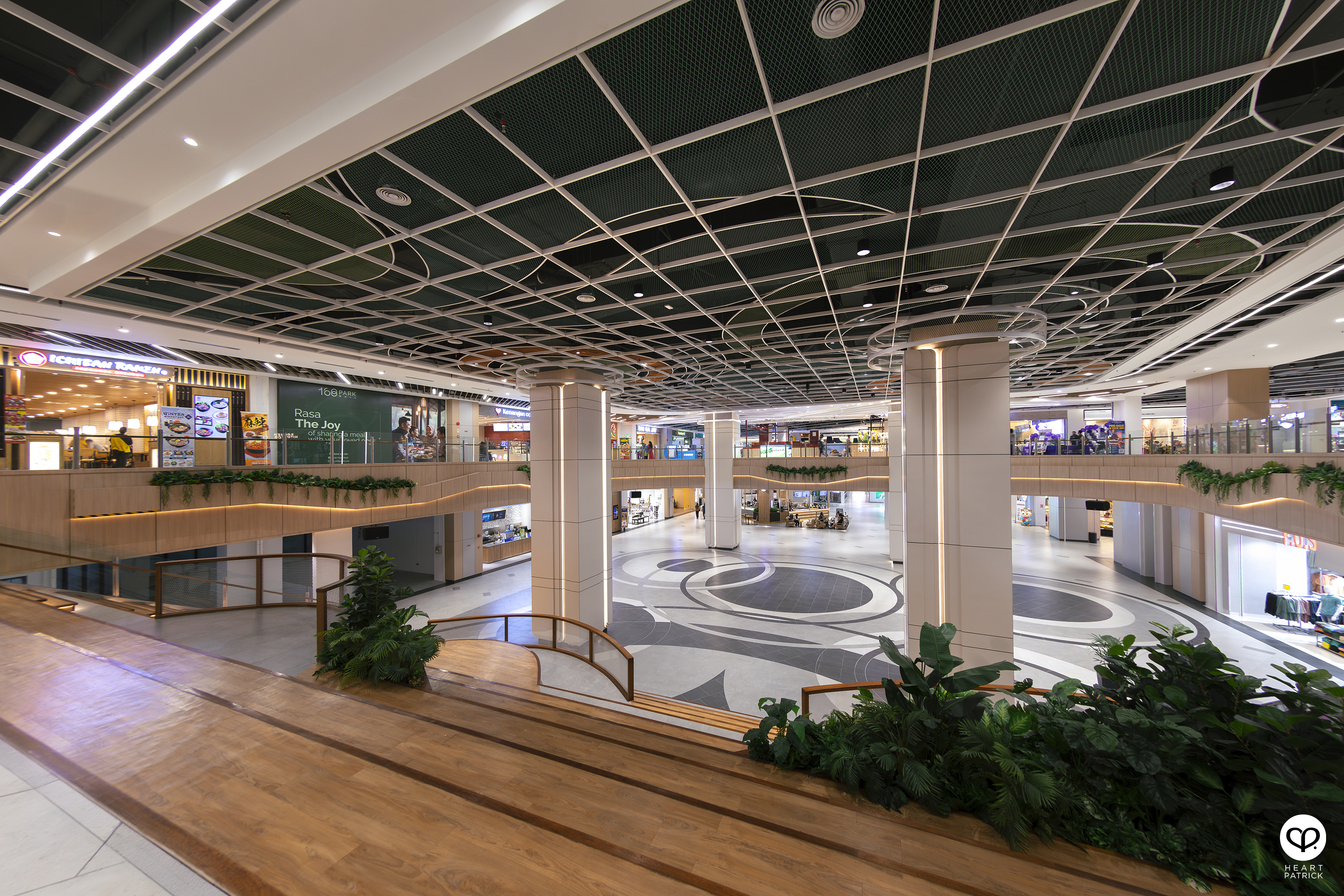 heartpatrick shopping mall retail interior photography 168 park mall selayang designtone