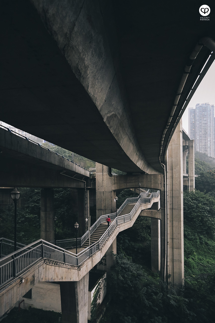 heartpatrick travel chongqing china urban urbanscape architecture street