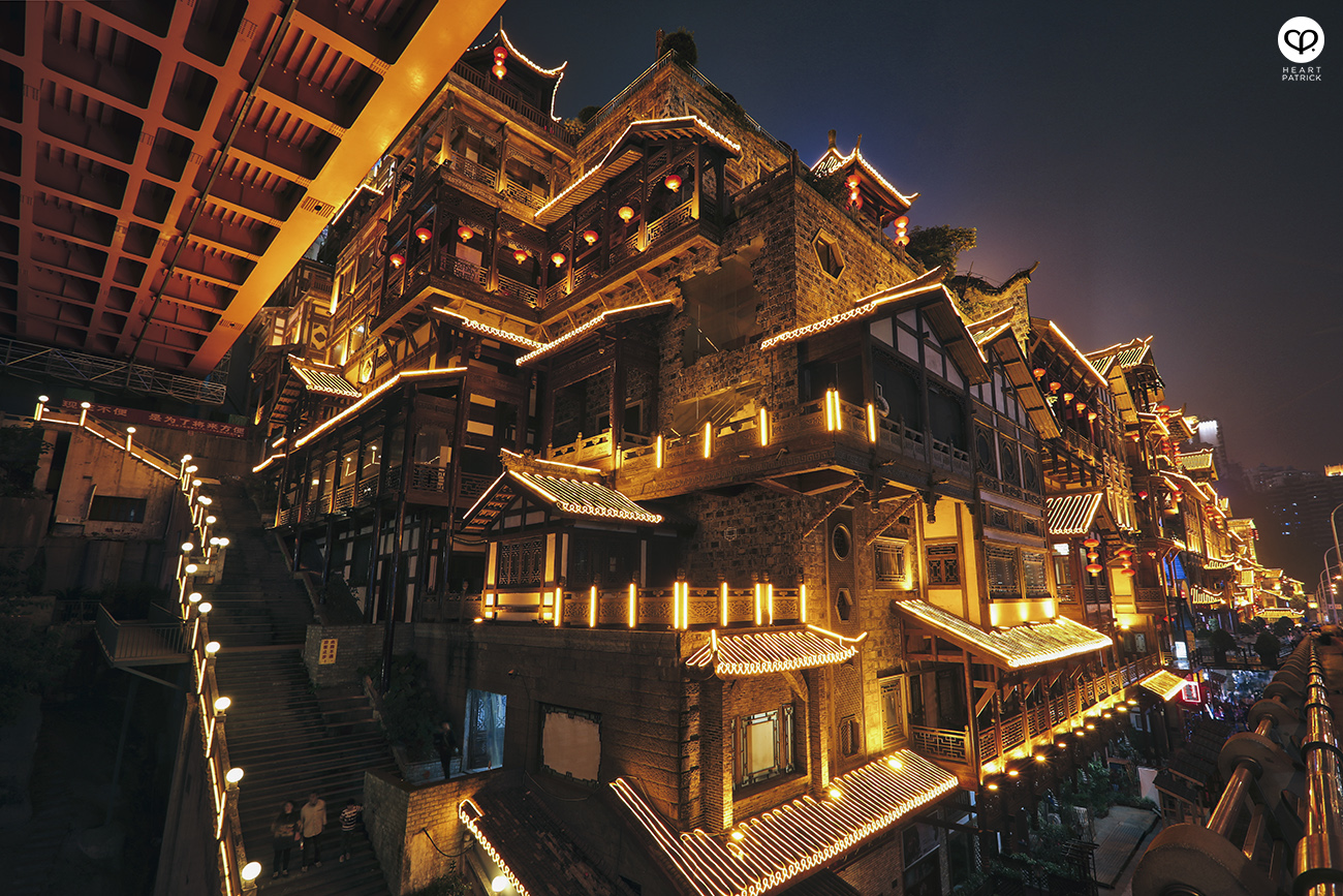 heartpatrick travel chongqing china urban urbanscape architecture street