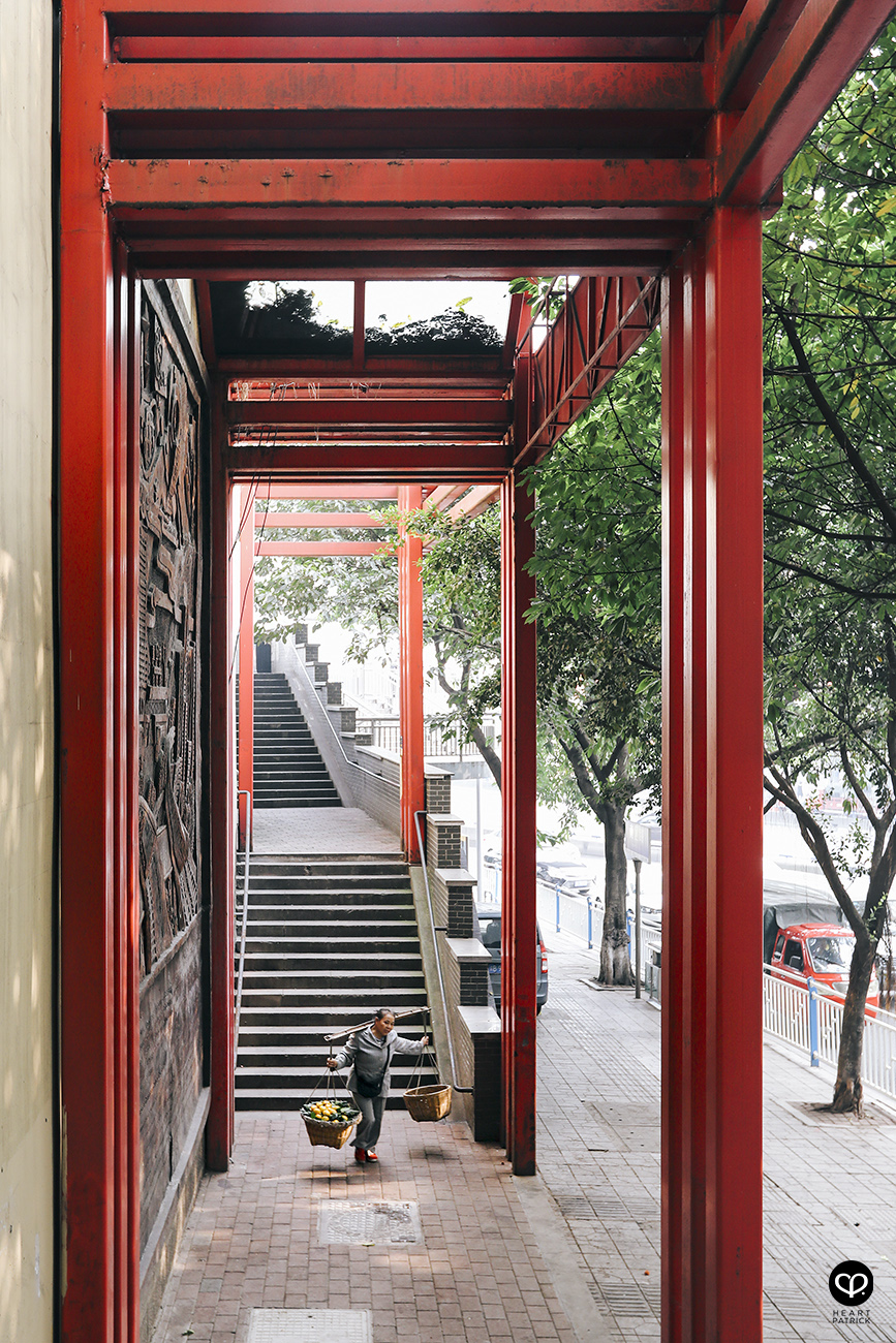 heartpatrick travel chongqing china urban urbanscape architecture street