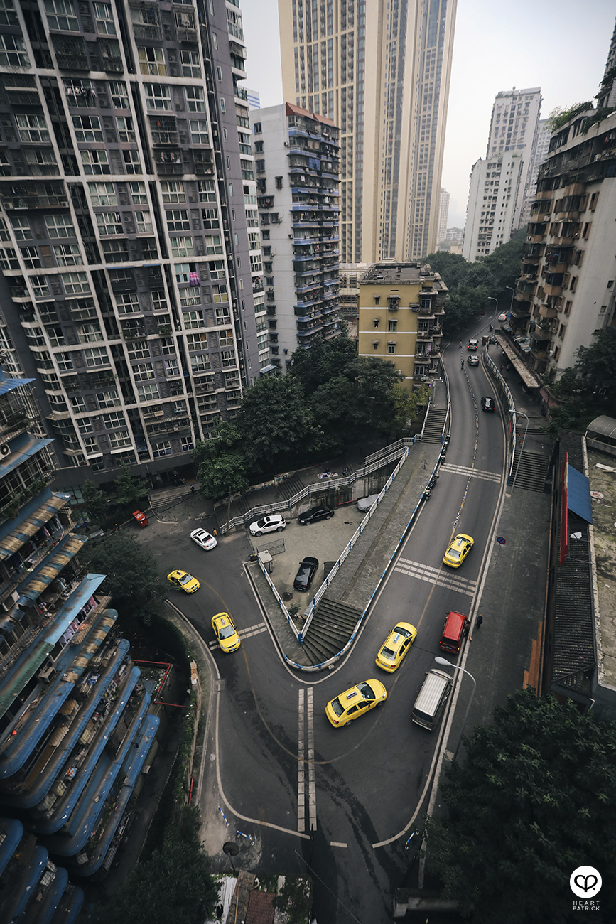 heartpatrick travel chongqing china urban urbanscape architecture street