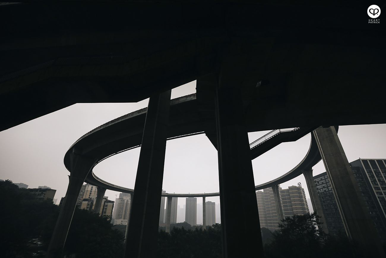 heartpatrick travel chongqing china urban urbanscape architecture street