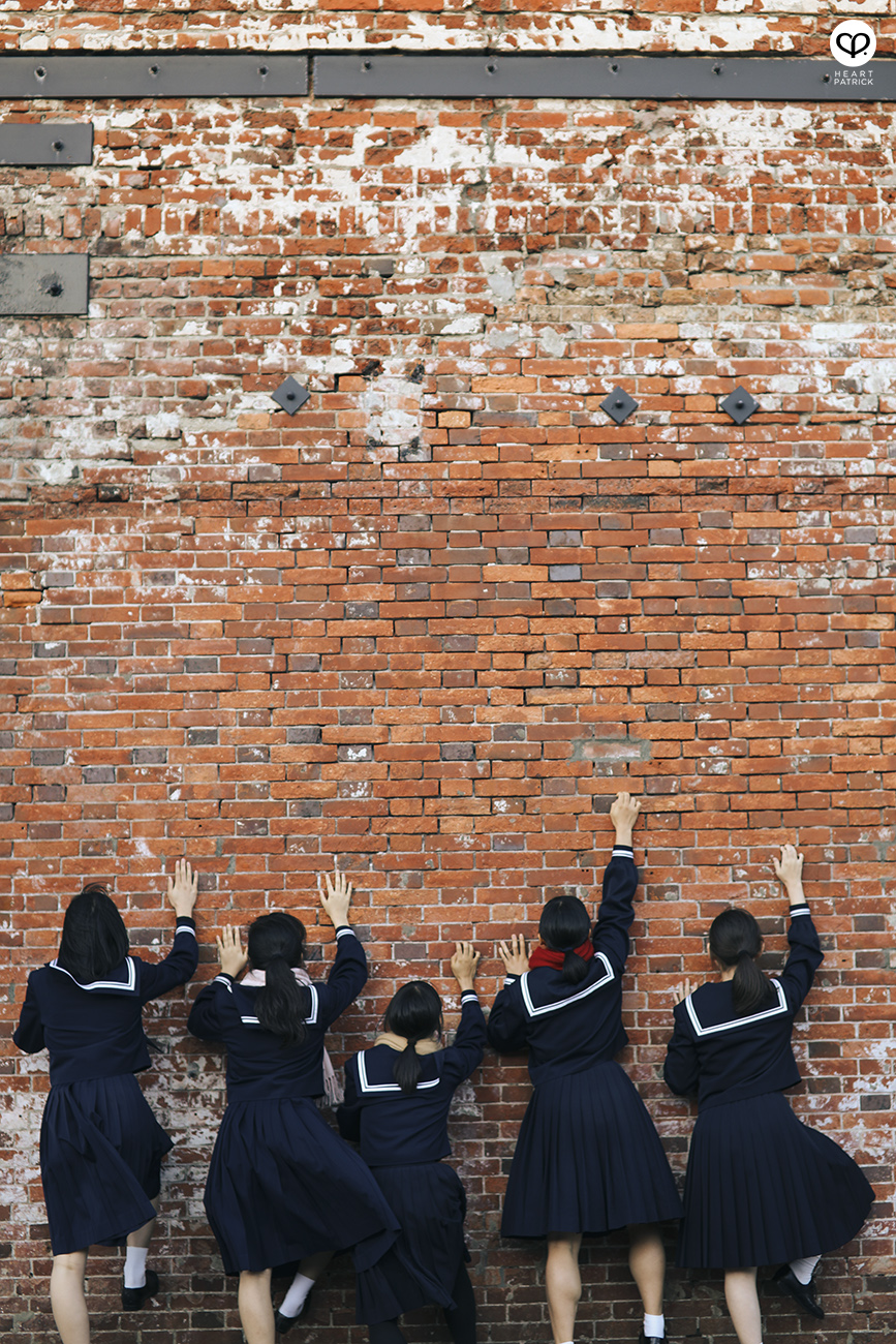 heartpatrick travel photography photojournalism hokkaido japan street hakodate warehouse japanese schoolgirl