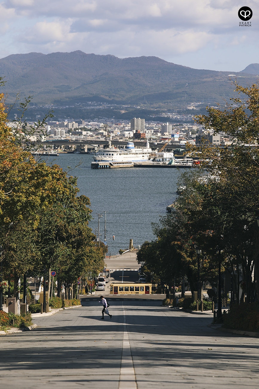 heartpatrick travel photography photojournalism hokkaido japan street hakodate slope