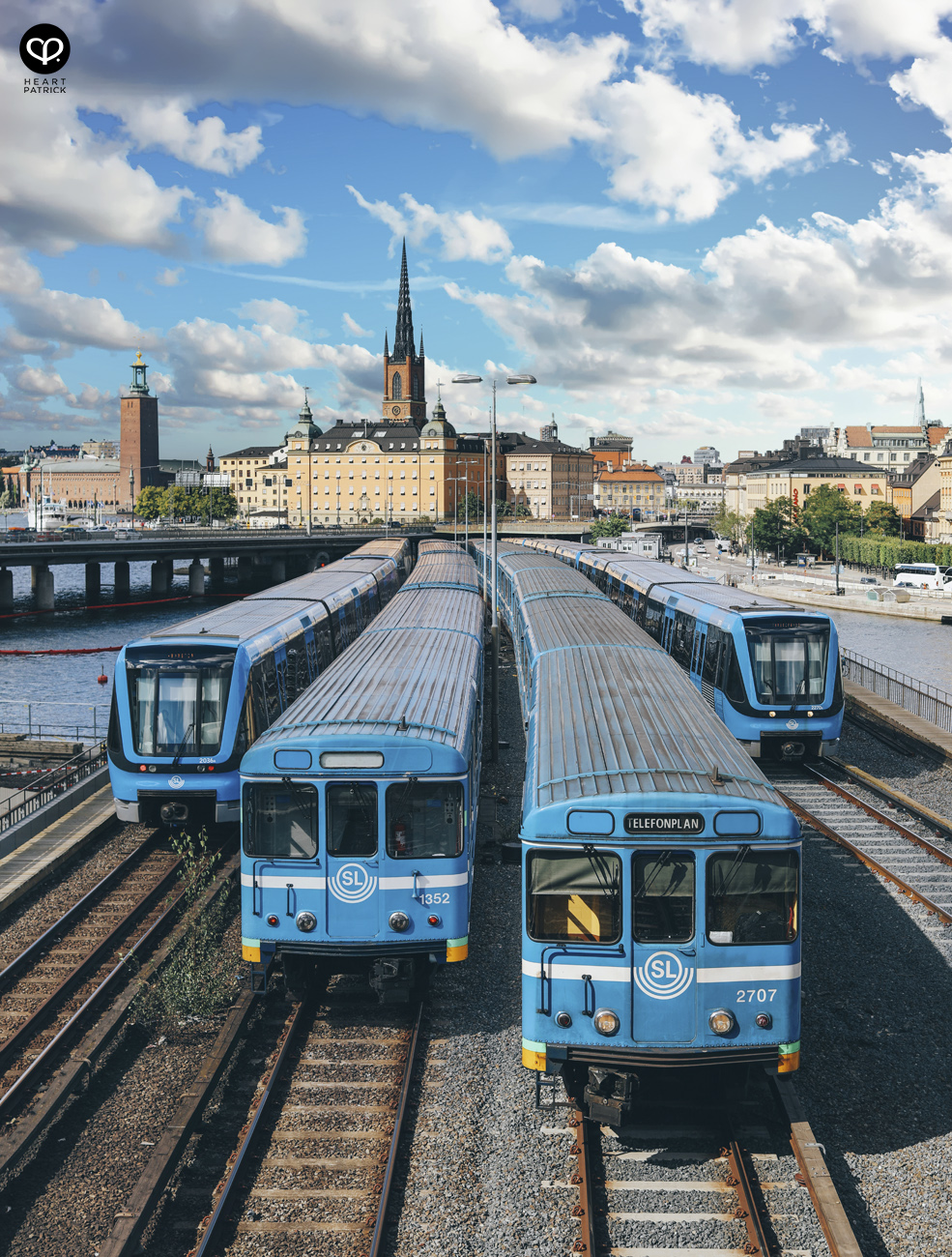 heartpatrick stockholm sweden subway train station underground art