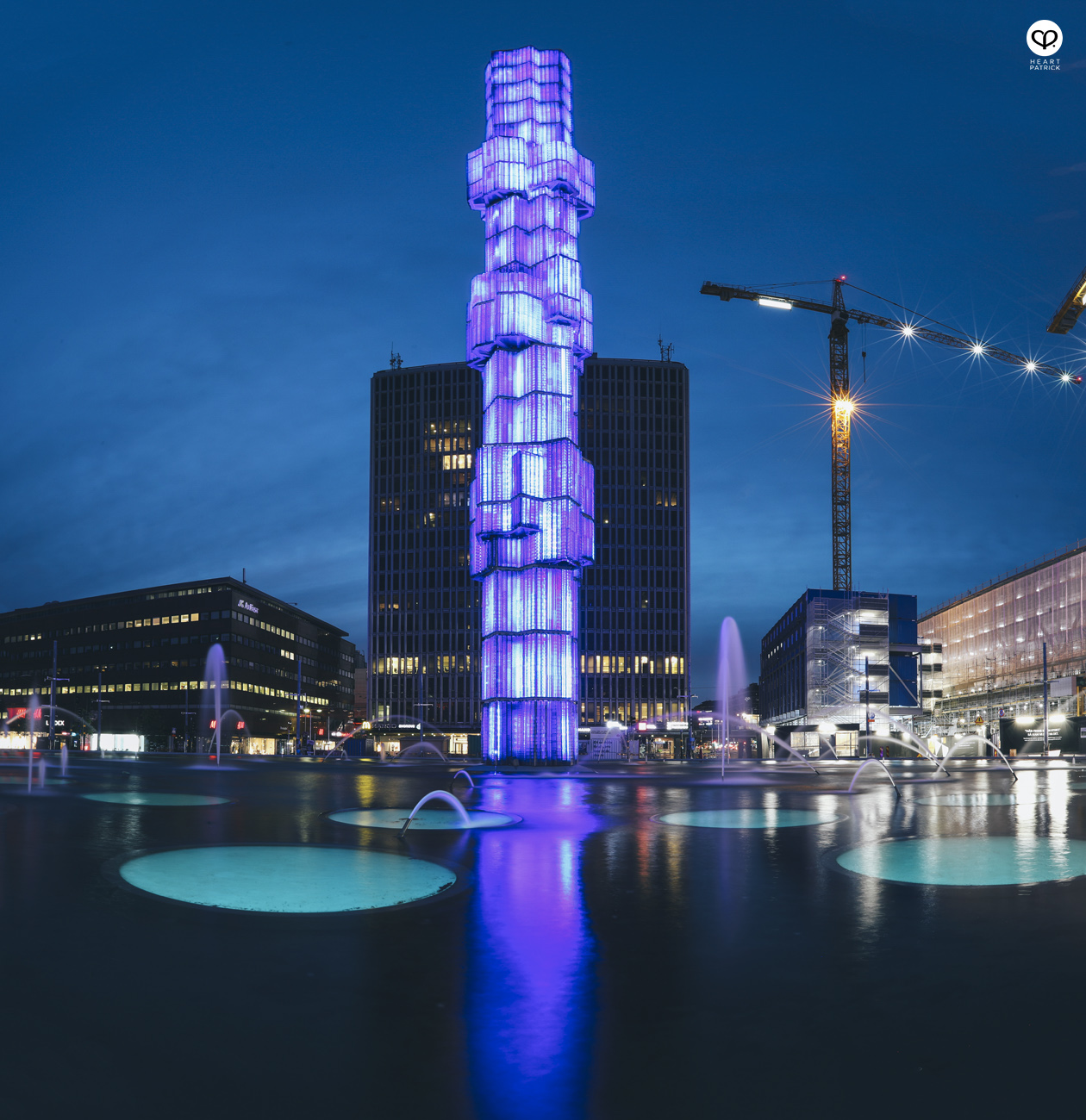 heartpatrick stockholm sweden subway train station underground art