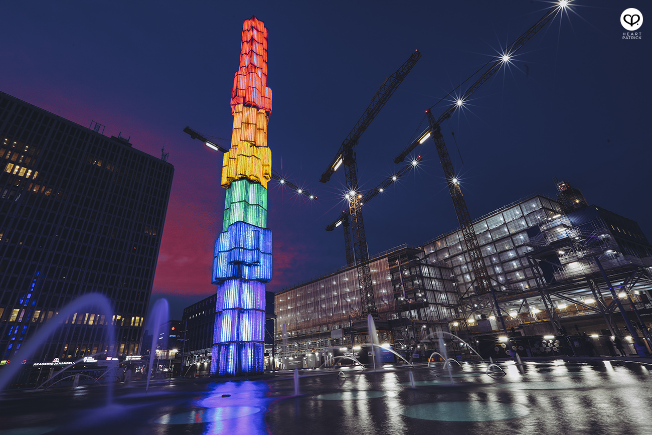 heartpatrick stockholm sweden subway train station underground art