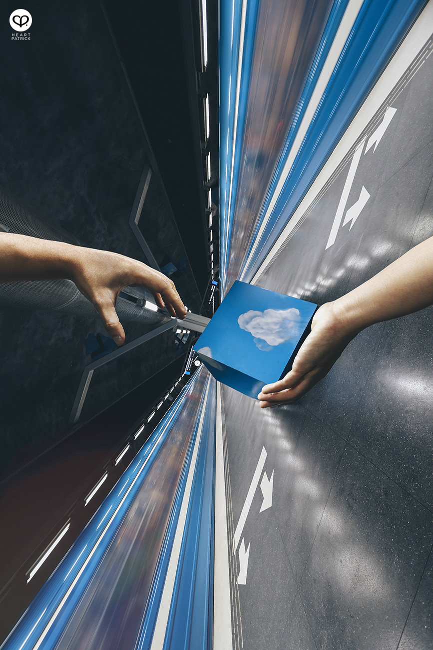 heartpatrick stockholm sweden subway train station underground art