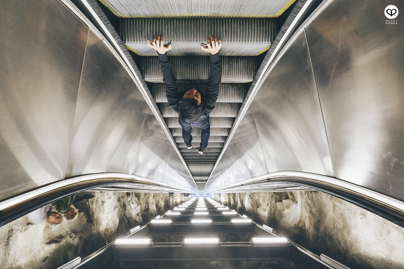 heartpatrick stockholm sweden subway train station underground art