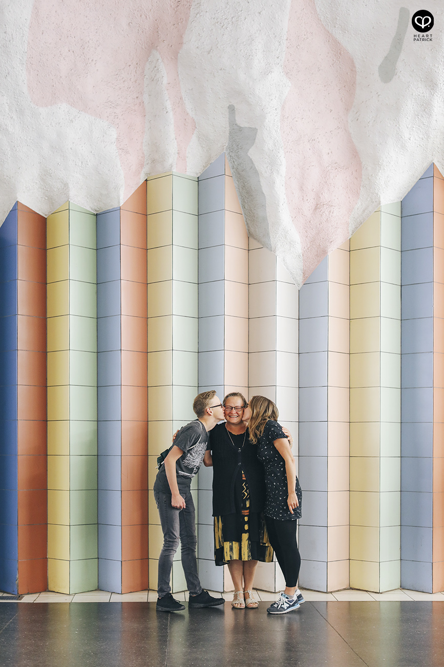 heartpatrick stockholm sweden subway train station underground art