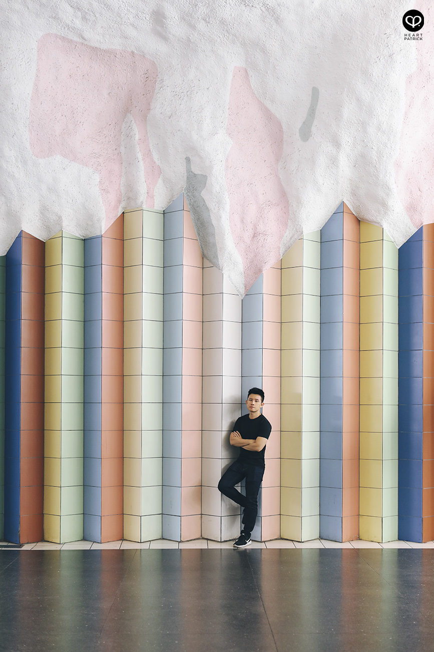 heartpatrick stockholm sweden subway train station underground art