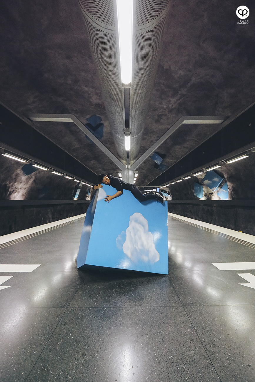heartpatrick stockholm sweden subway train station underground art