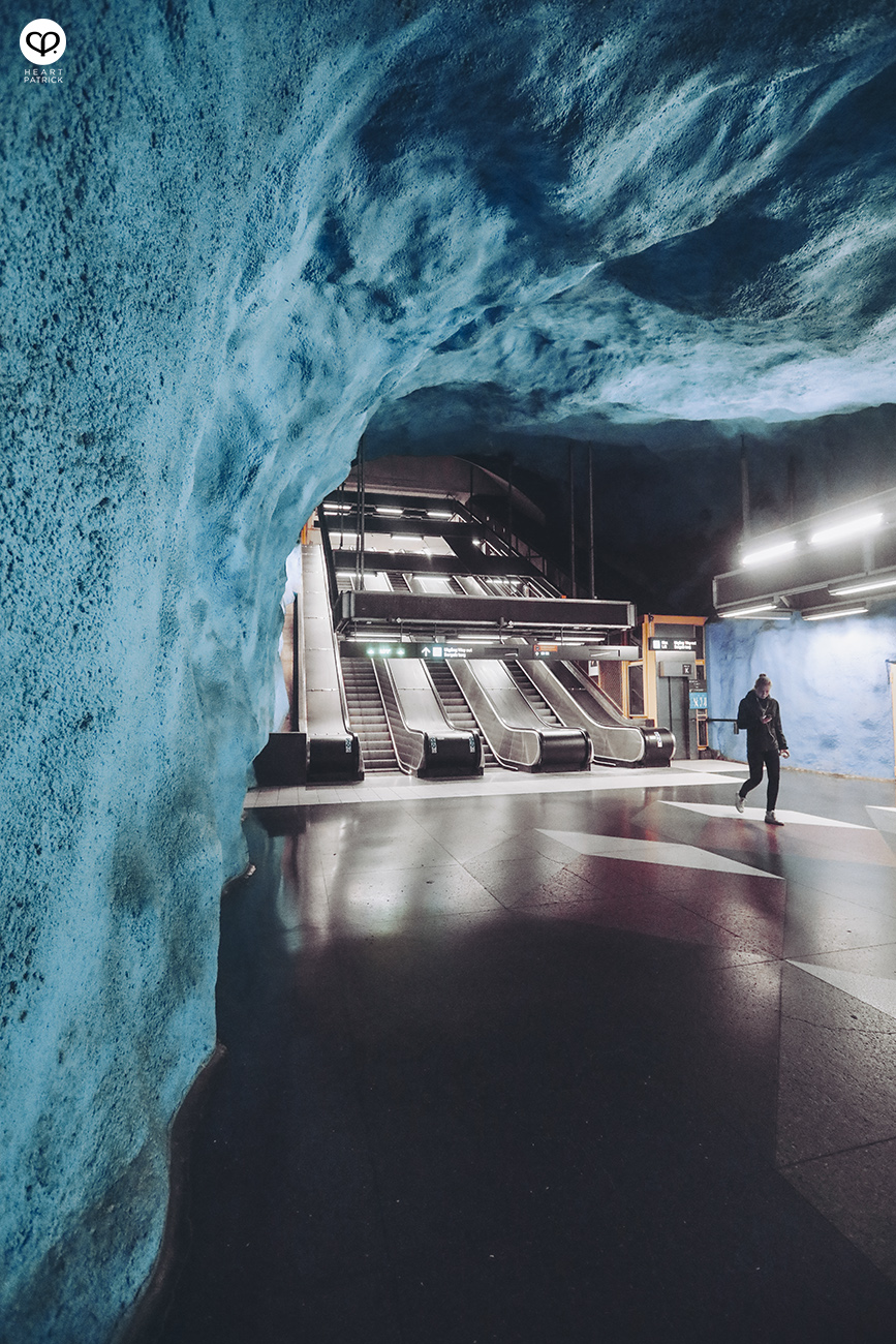 heartpatrick stockholm sweden subway train station underground art