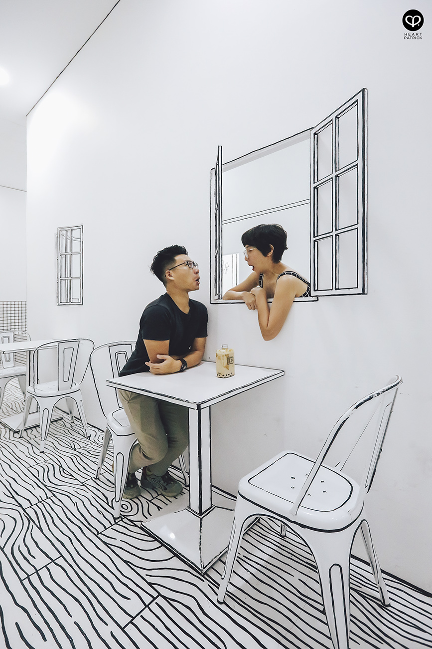 heartpatrick couple portraits photography 2D bubble tea caf� sunway geo