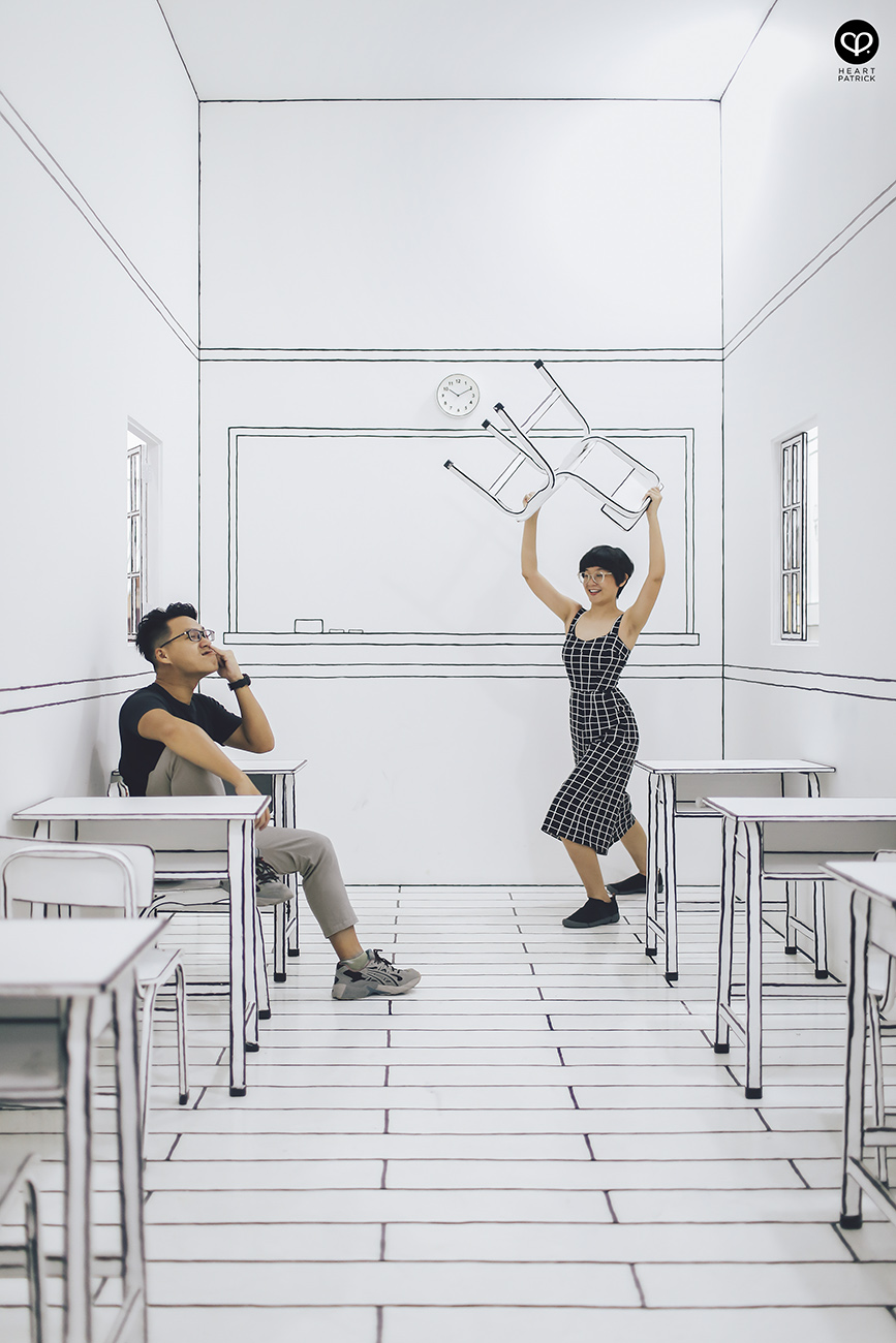 heartpatrick couple portraits photography 2D bubble tea caf� sunway geo