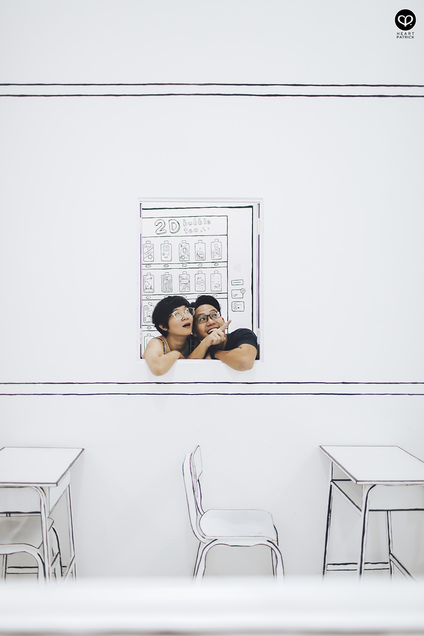 heartpatrick couple portraits photography 2D bubble tea caf� sunway geo