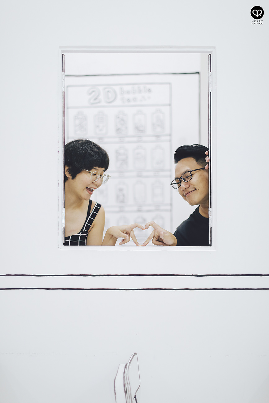 heartpatrick couple portraits photography 2D bubble tea caf� sunway geo
