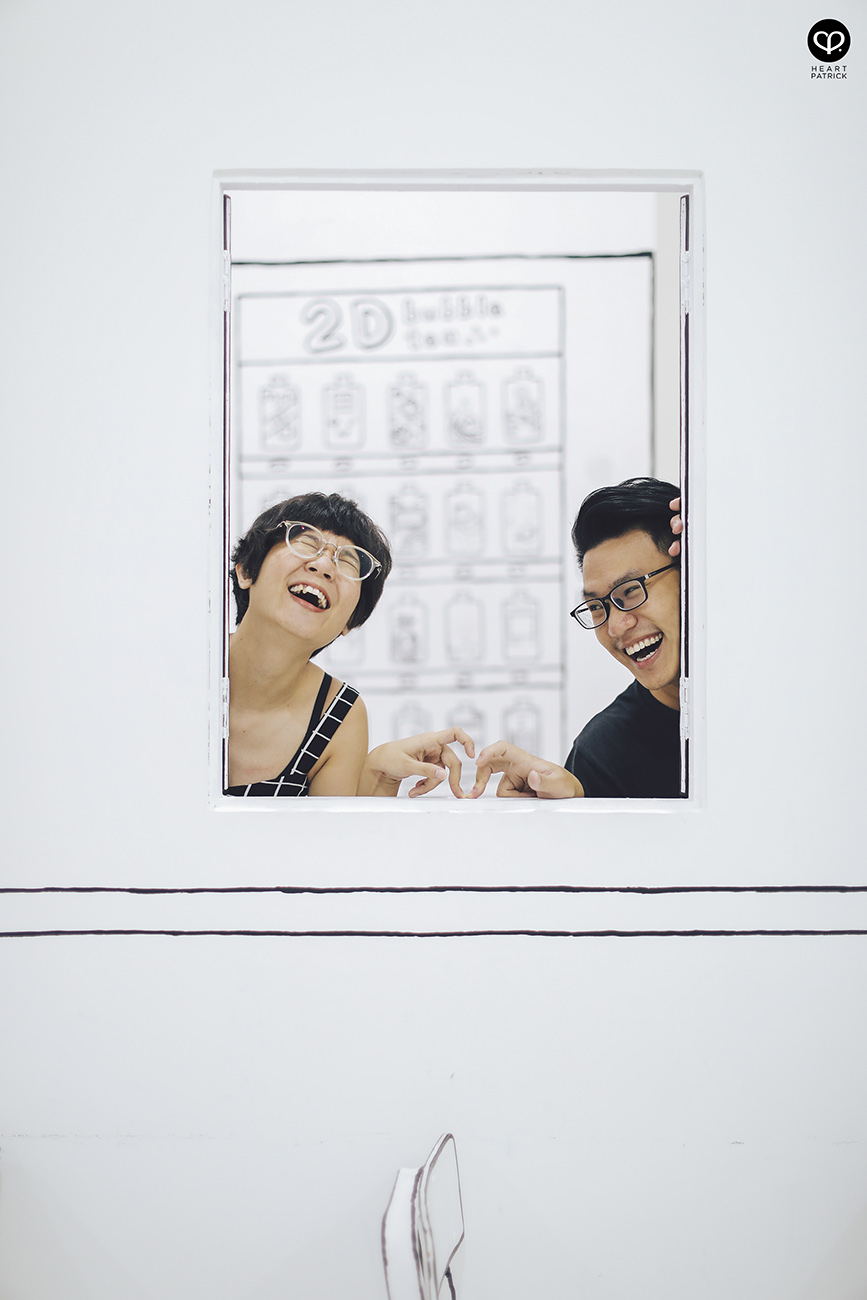 heartpatrick couple portraits photography 2D bubble tea caf� sunway geo