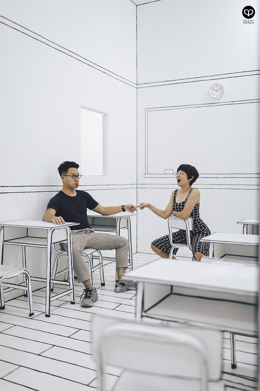 heartpatrick couple portraits photography 2D bubble tea caf� sunway geo