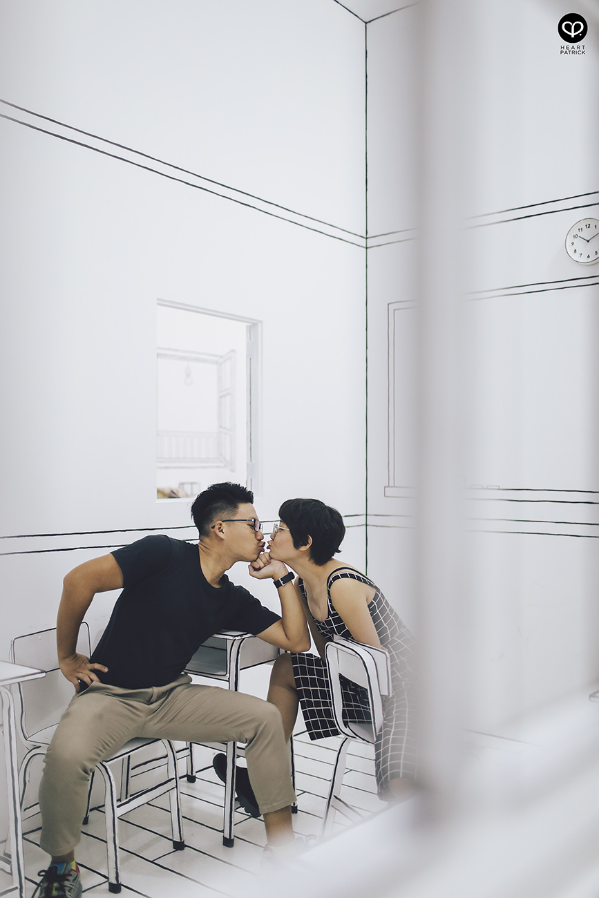 heartpatrick couple portraits photography 2D bubble tea caf� sunway geo