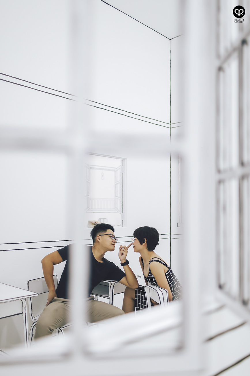 heartpatrick couple portraits photography 2D bubble tea caf� sunway geo