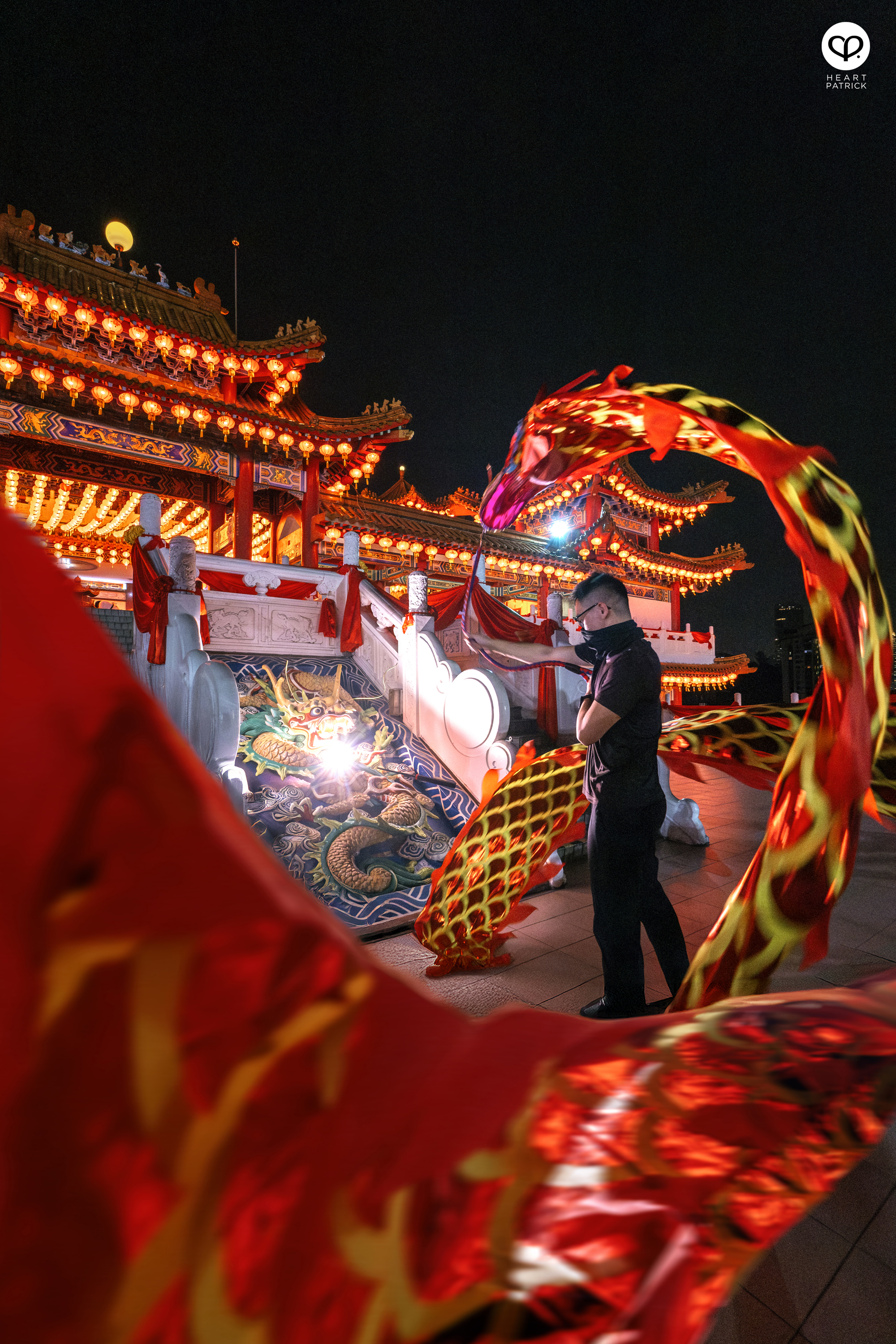 heartpatrick thean hou temple kuala lumpur chinese new year 2024