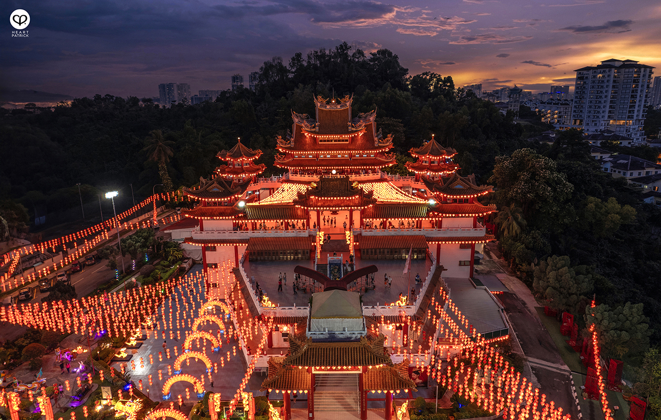 heartpatrick thean hou temple kuala lumpur chinese new year 2024