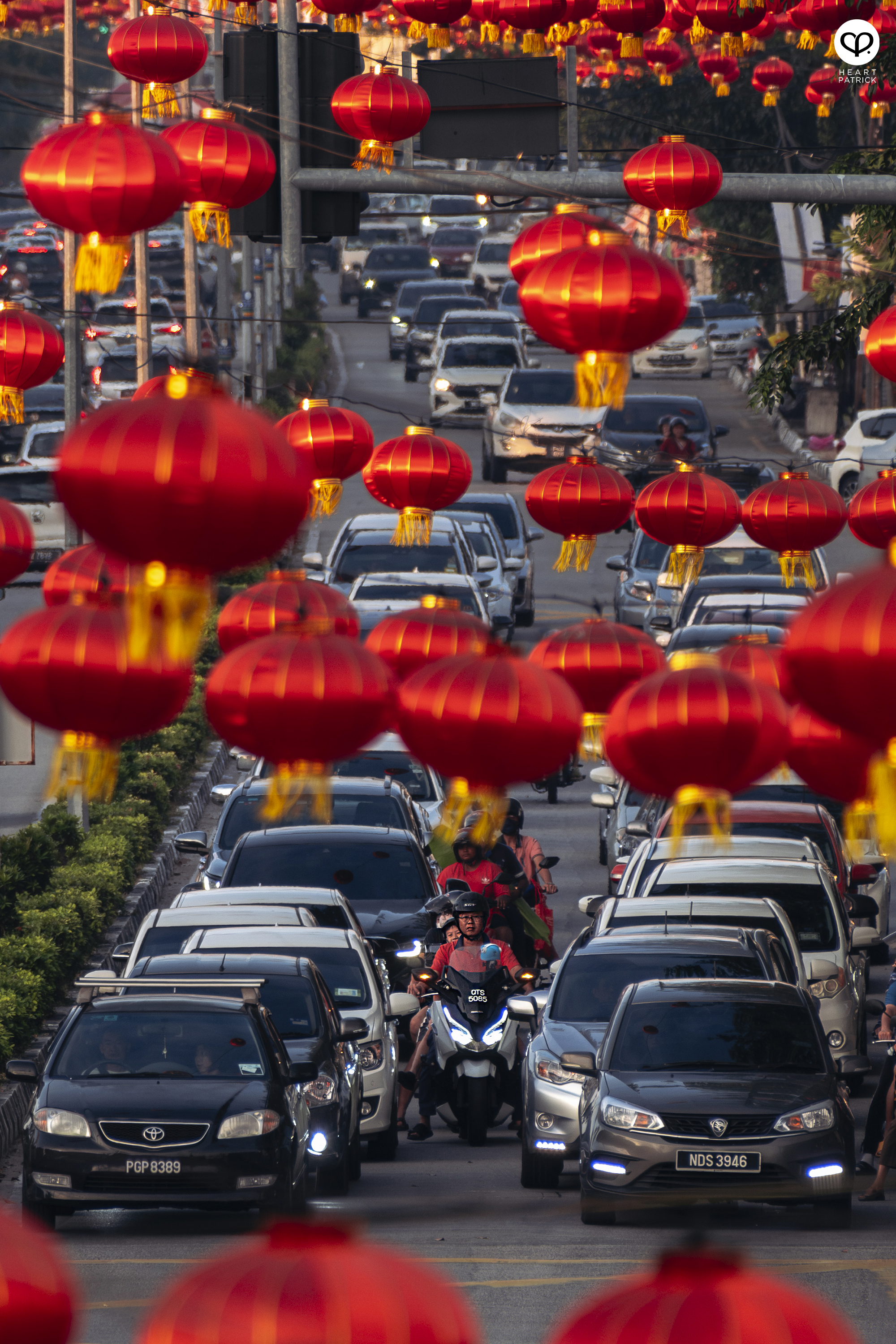 heartpatrick street heritage photography chinese new year 2025 butterworth malaysia raja uda lanterns