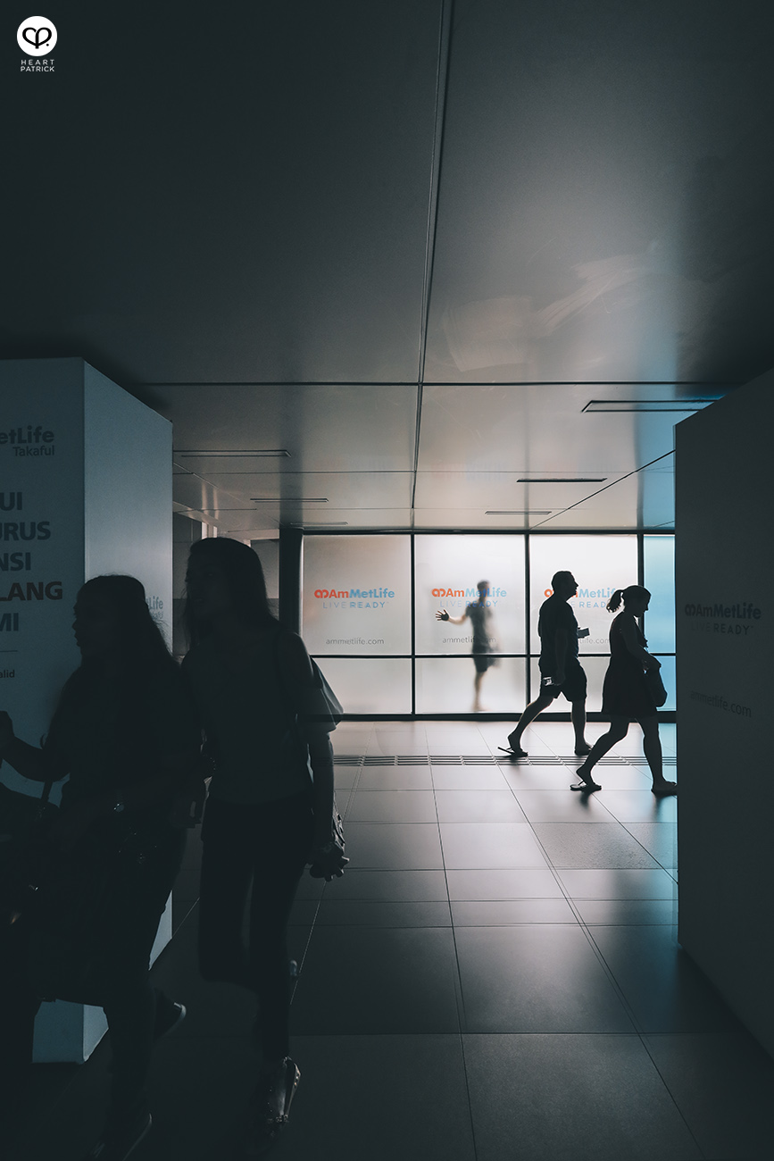 heartpatrick photographer malaysia urban exploring street photography kl sentral monorail station overhead pedestrian bridge