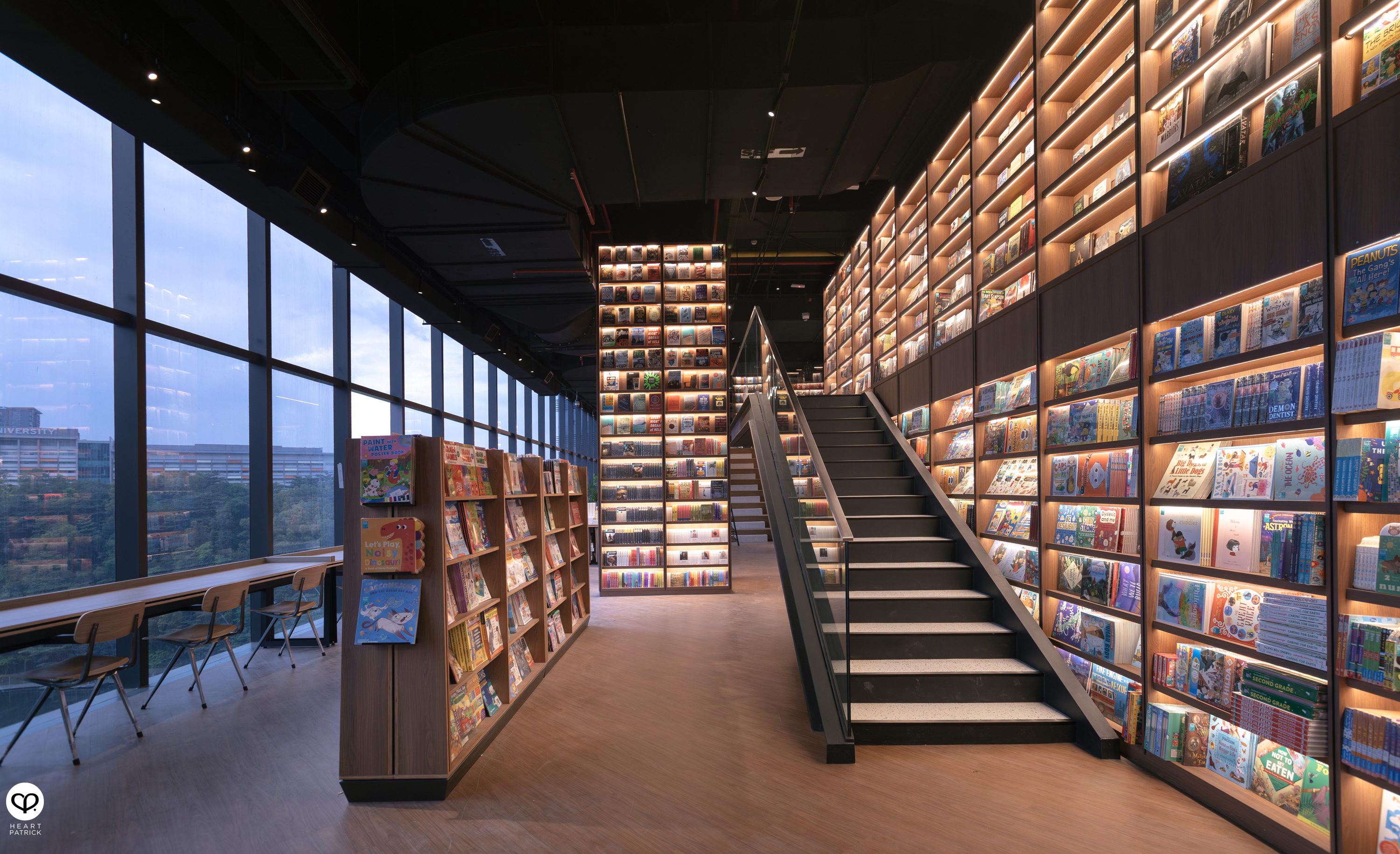 heartpatrick interior photography bookxcess sunway square mall
