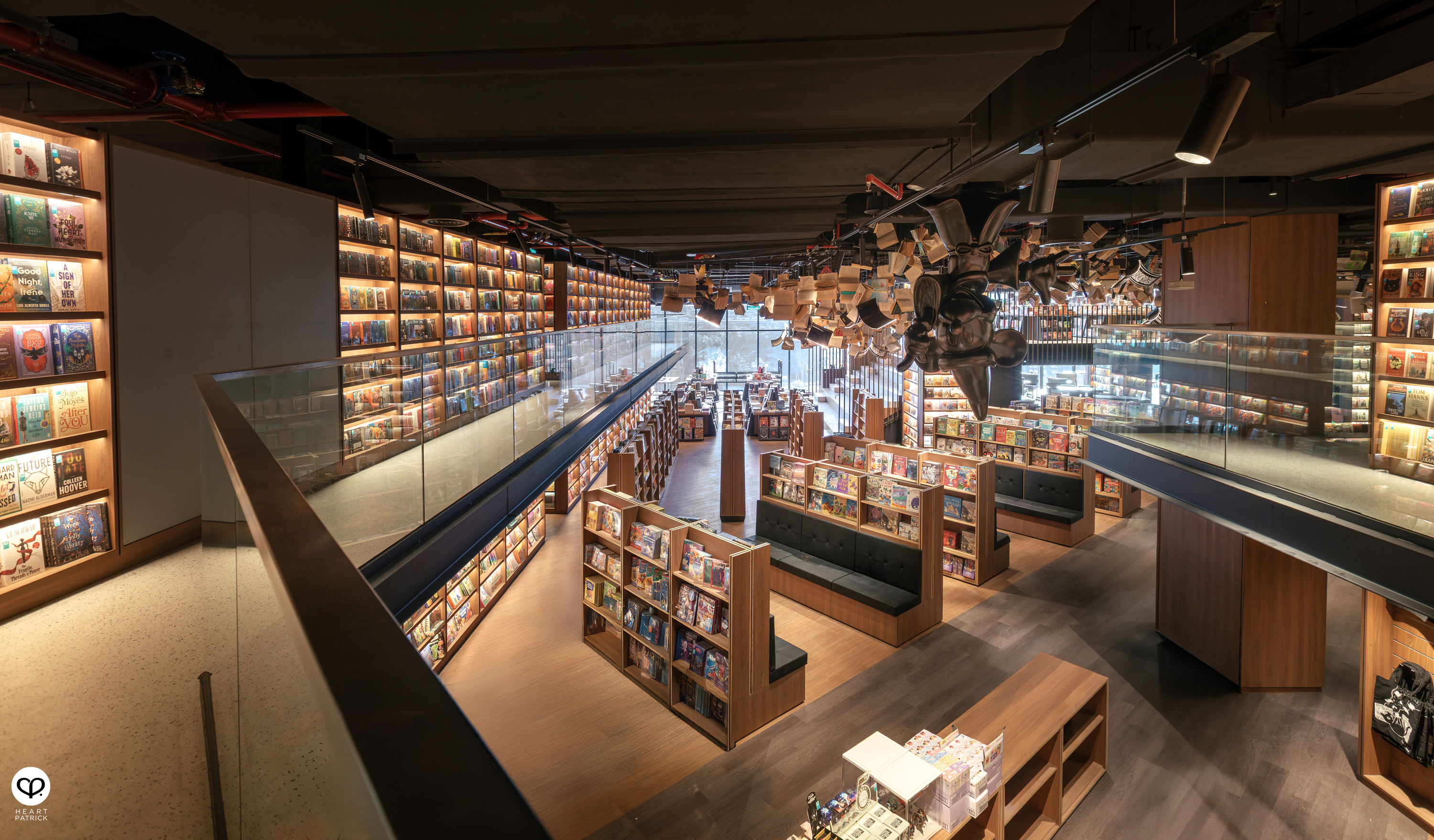 heartpatrick interior photography bookxcess sunway square mall