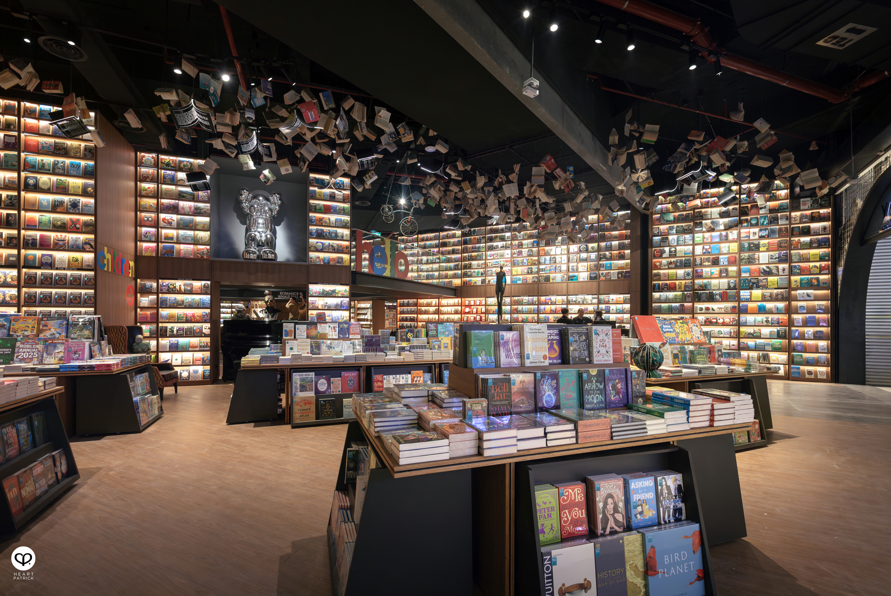 heartpatrick interior photography bookxcess sunway square mall