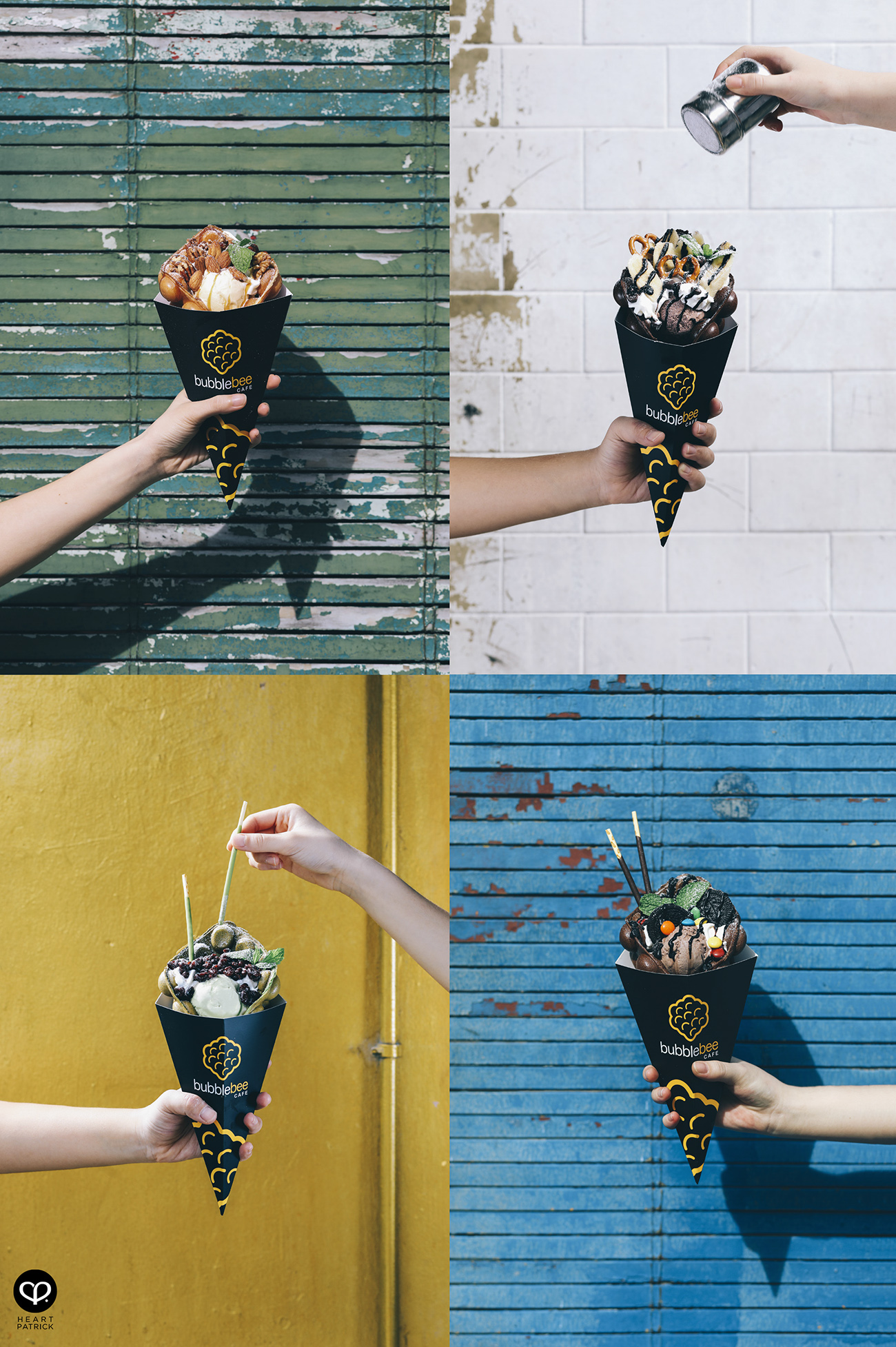 heartpatrick food photography bubble bee caf� petaling street kuala lumpur chinatown egg waffles