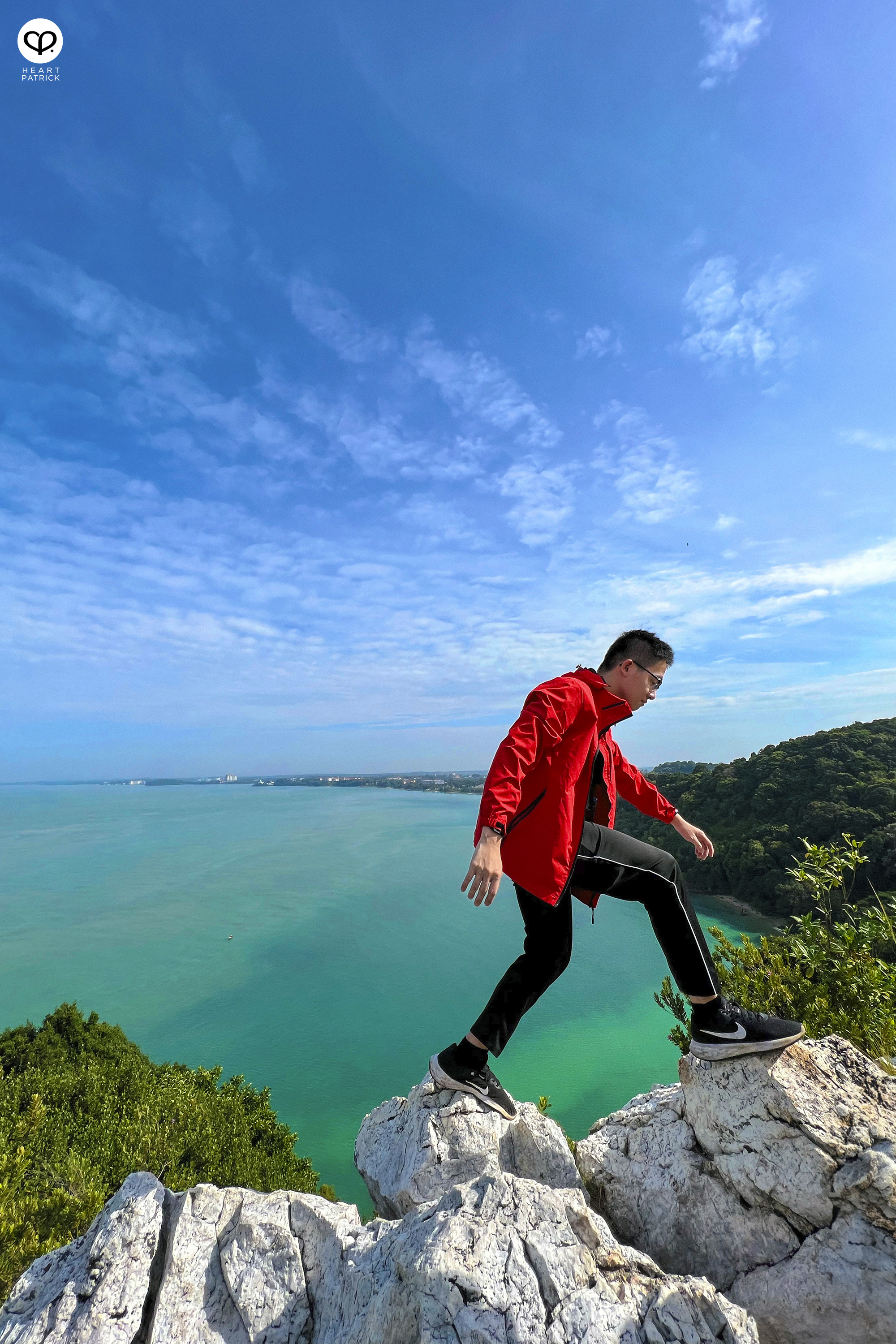 heartpatrick hiking photography bukit batu putih tanjung tuan melaka