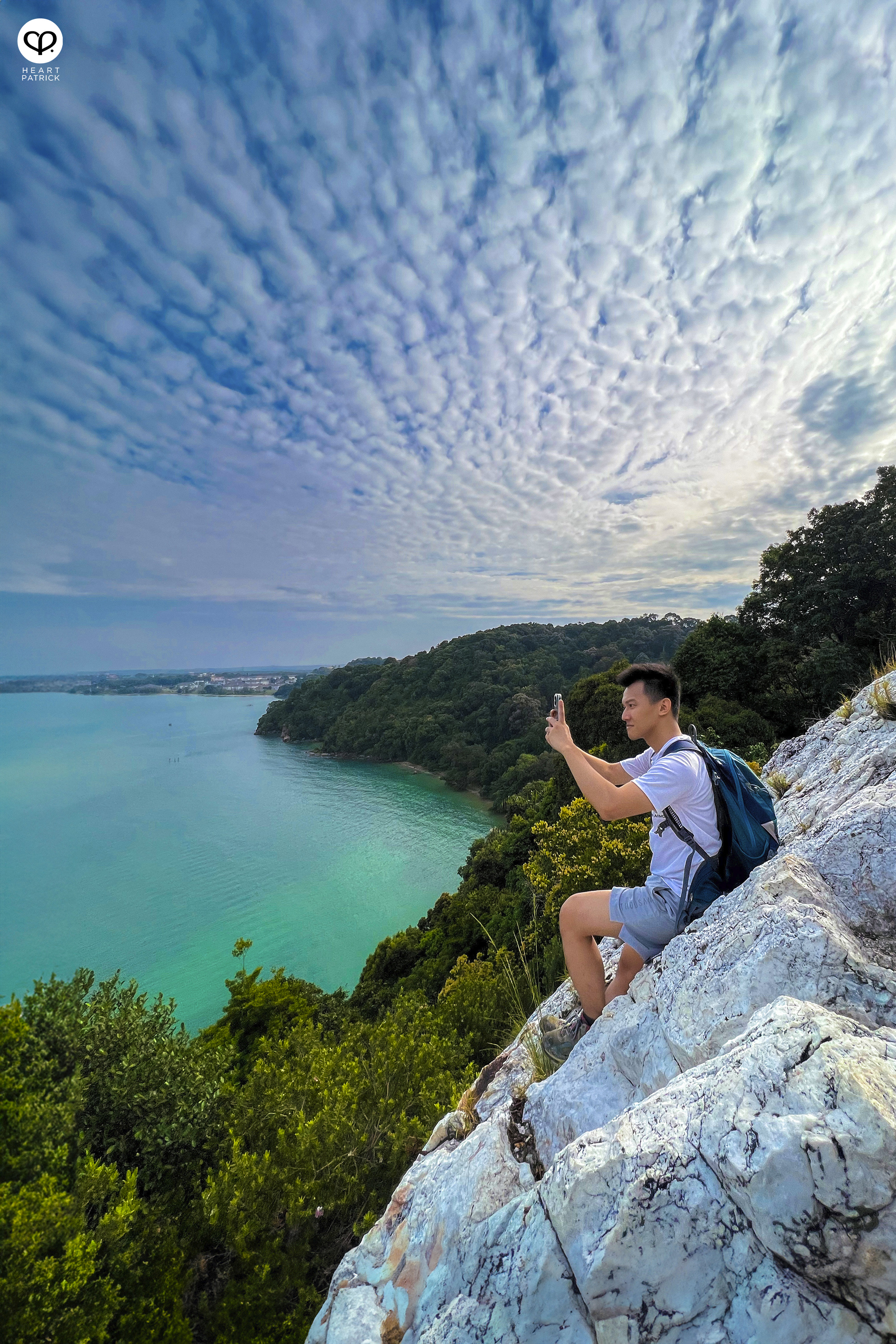 heartpatrick hiking photography bukit batu putih tanjung tuan melaka