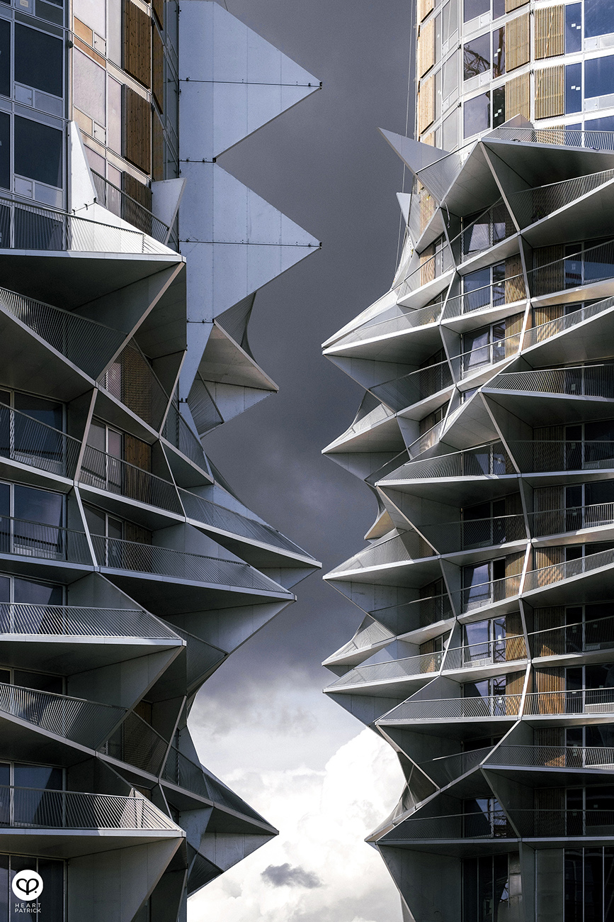 heartpatrick travel architecture photography copenhagen cactus towers BIG