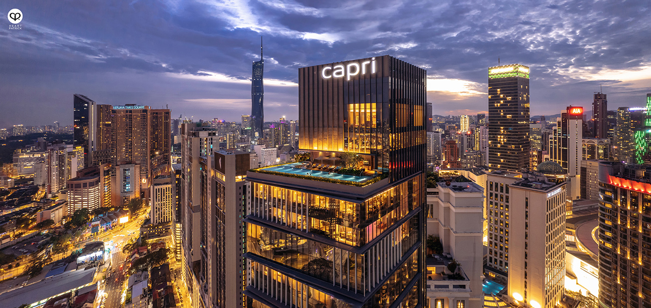 heartpatrick aerial architecture interior real estate property developer photography capri by fraser bukit bintang CDC