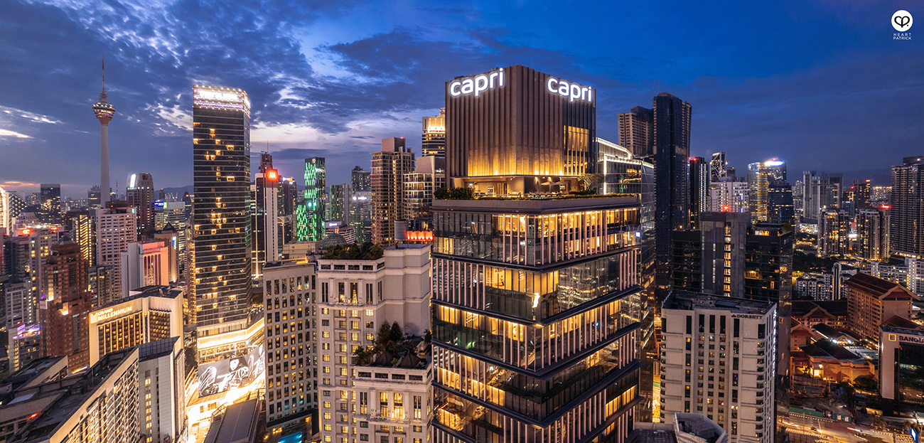 heartpatrick aerial architecture interior real estate property developer photography capri by fraser bukit bintang CDC