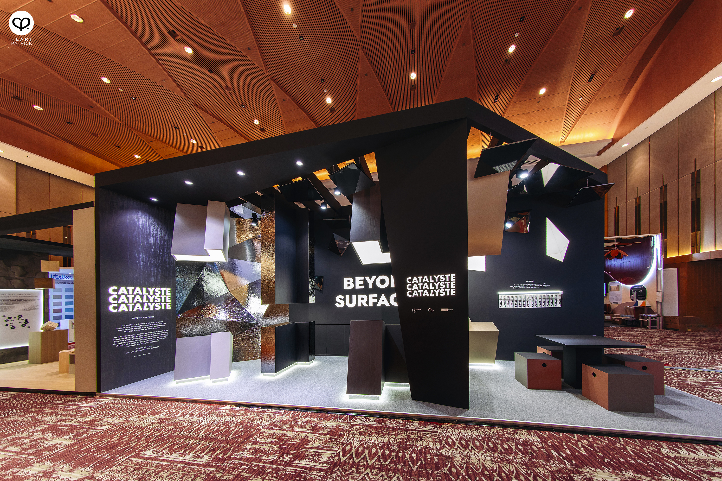 heartpatrick malaysia kuala lumpur catalyste laminate booth archidex 2023