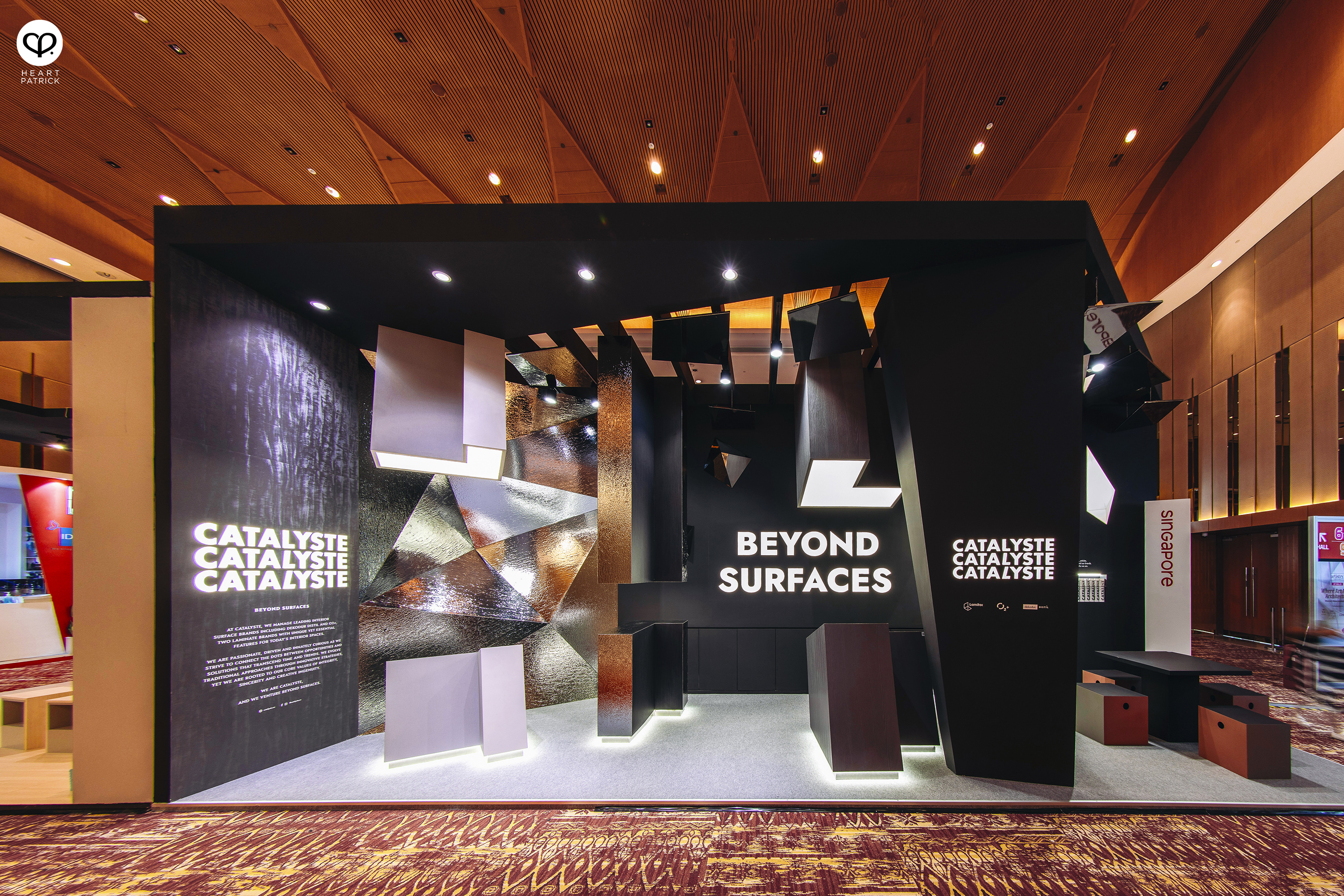 heartpatrick malaysia kuala lumpur catalyste laminate booth archidex 2023