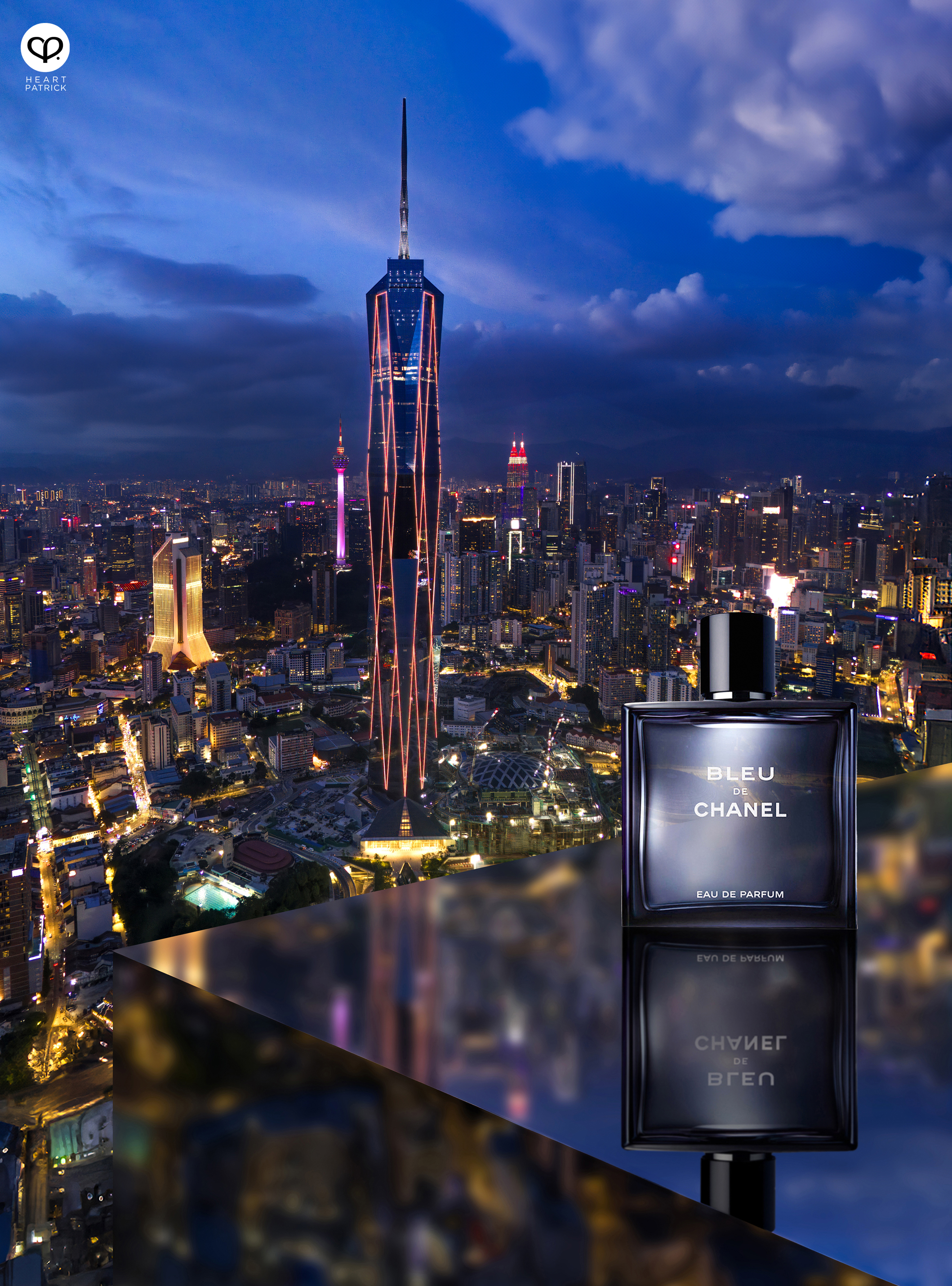 heartpatrick street aerial photography kuala lumpur chanel fragrance the edge 