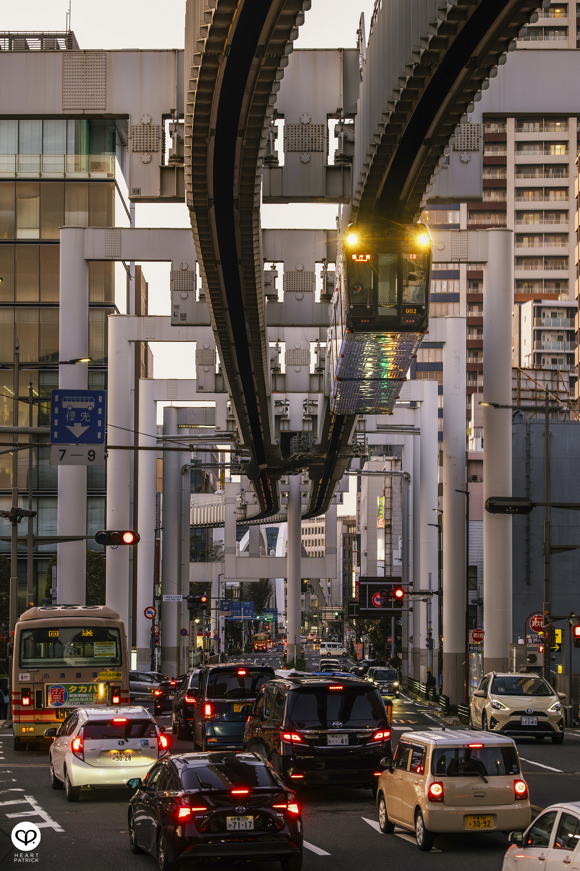heartpatrick travel chiba urban monorail chiba city japan