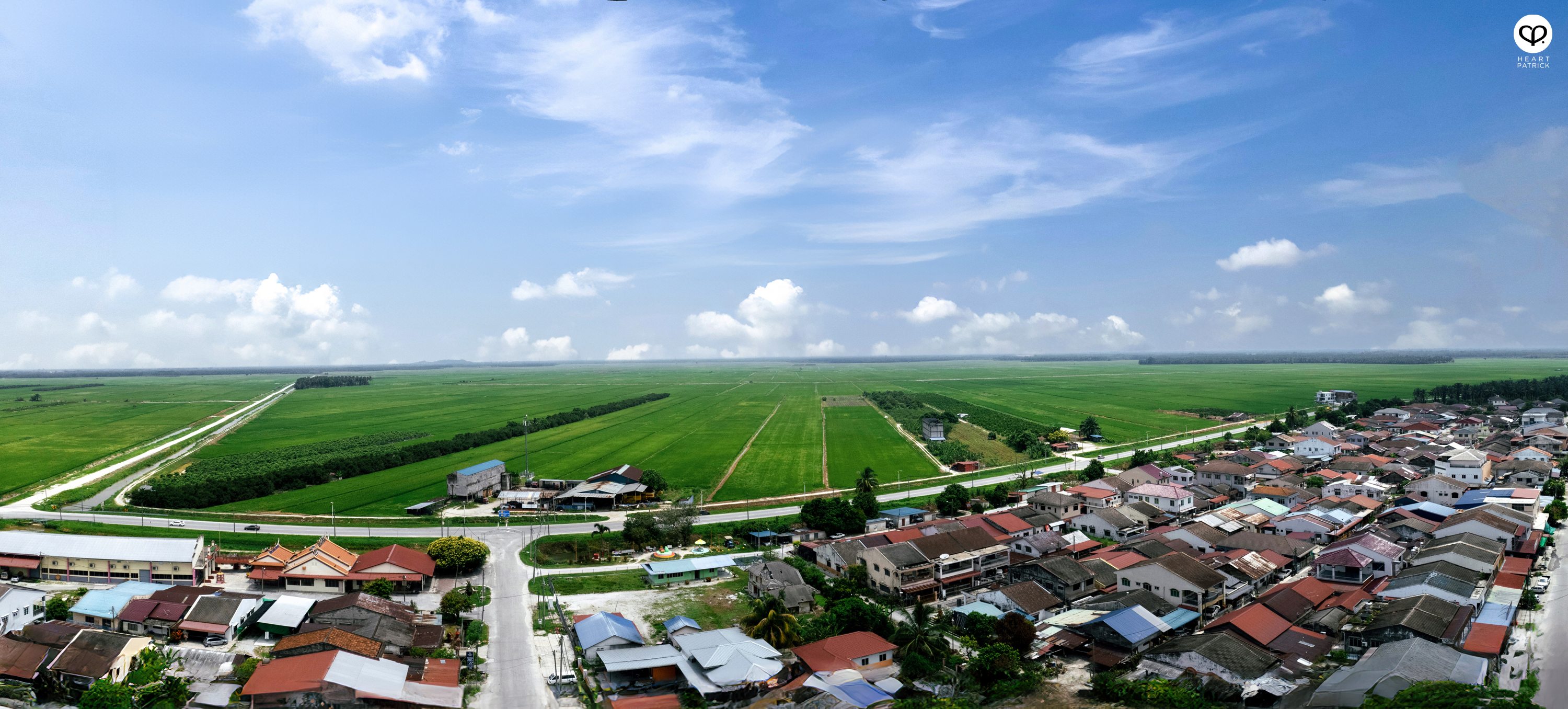 heartpatrick heritage smalltown exploring malaysia chui chak paddy fields perak