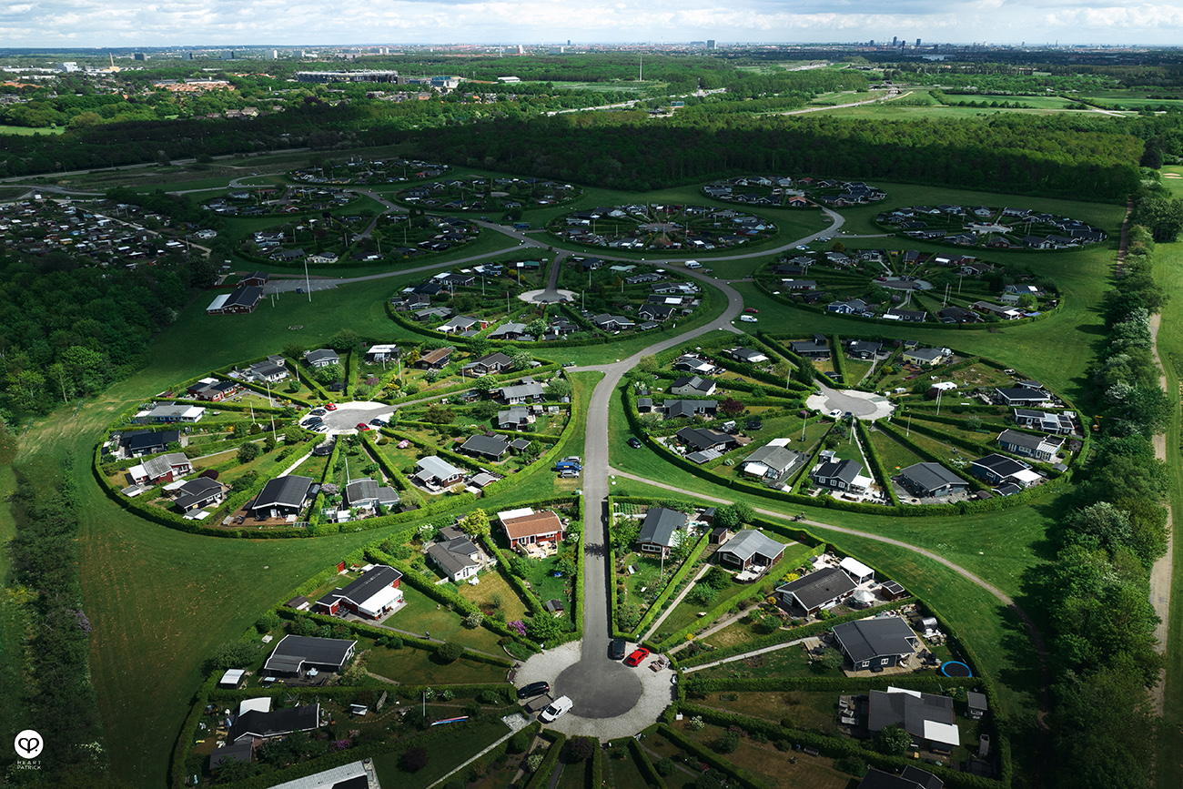 heartpatrick spaces urban exploring copenhagen denmark Brondby Haveby circular houses