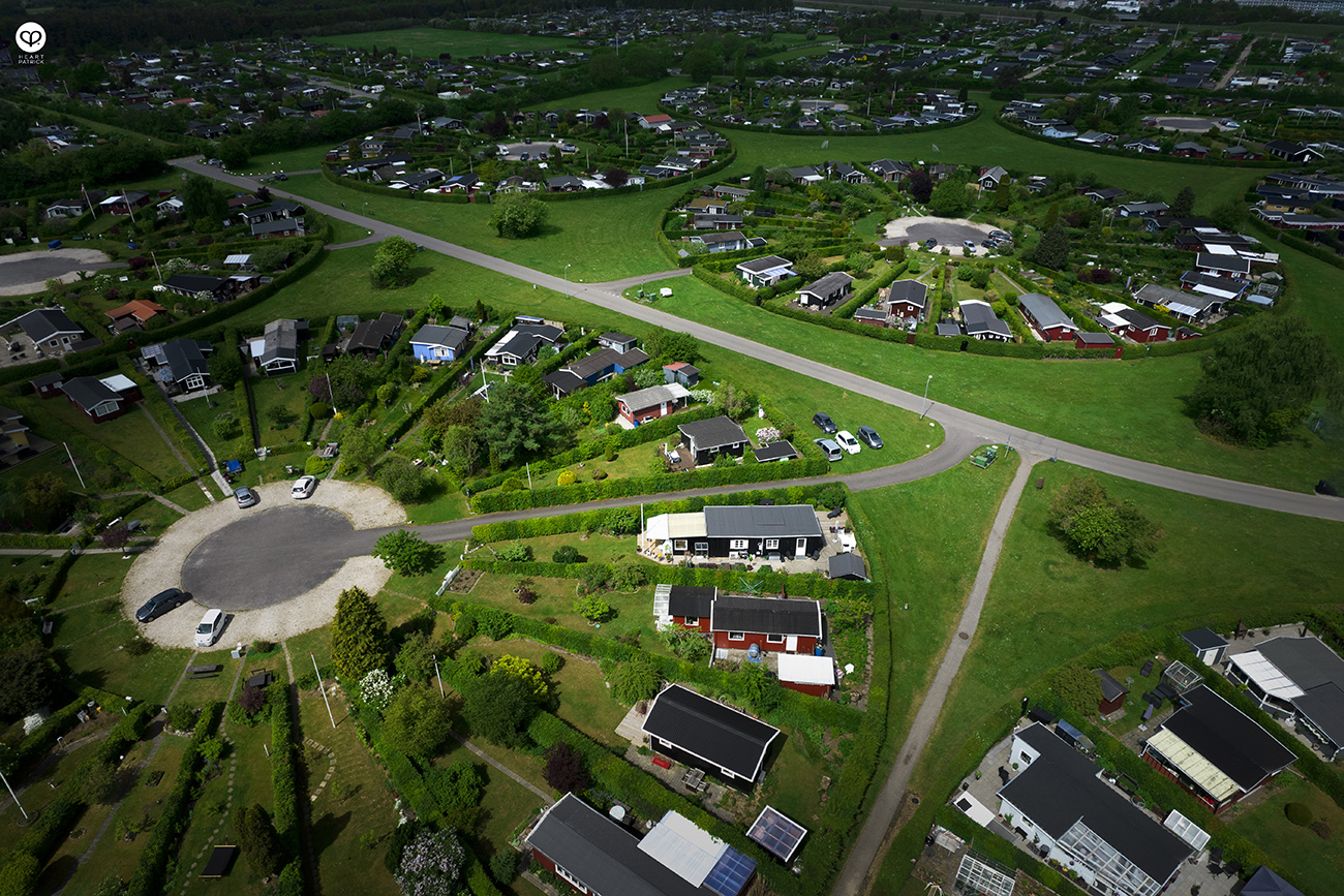heartpatrick spaces urban exploring copenhagen denmark Brondby Haveby circular houses
