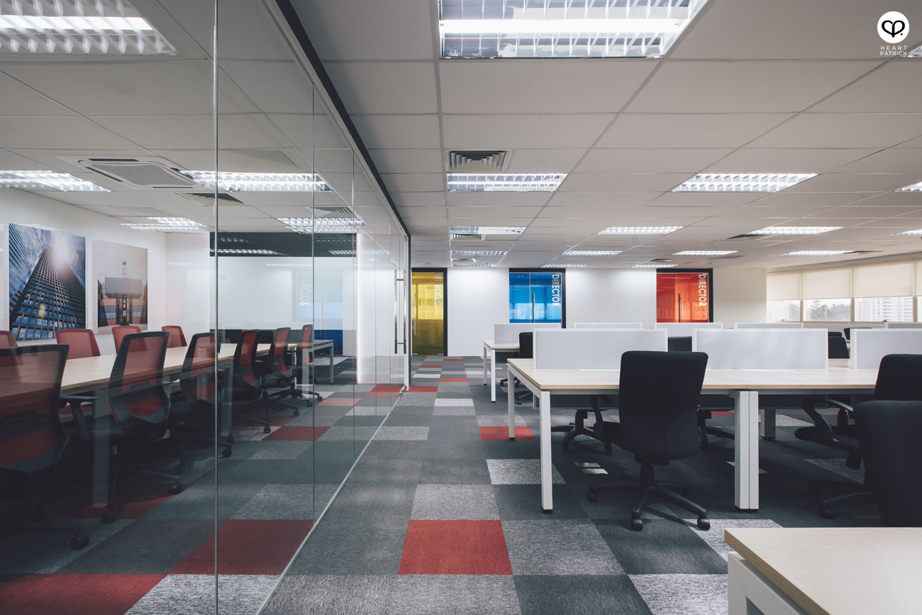 heartpatrick interior photography crimson logic office midvalley by YK Interiors