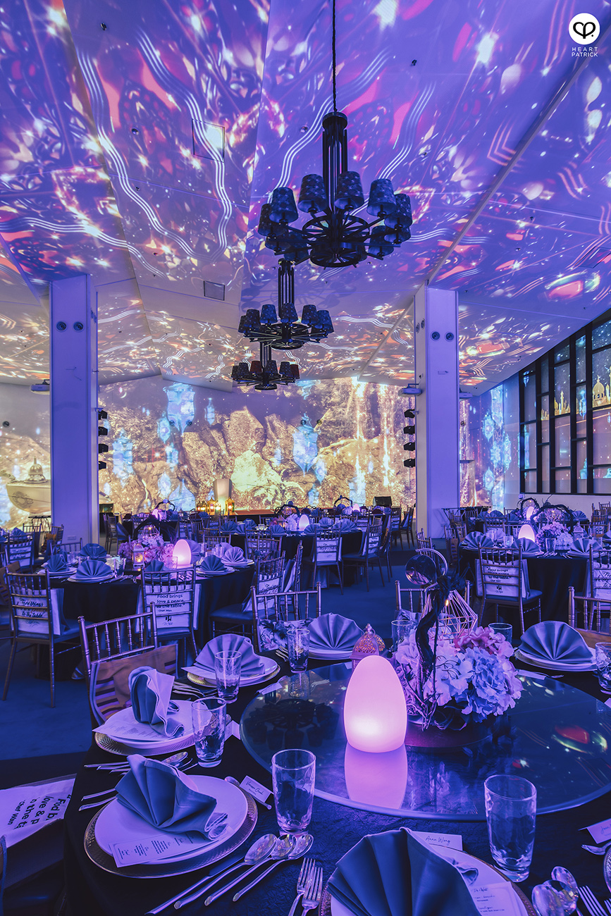 heartpatrick spaces interior photography de wan light projection event hall the linc kuala lumpur