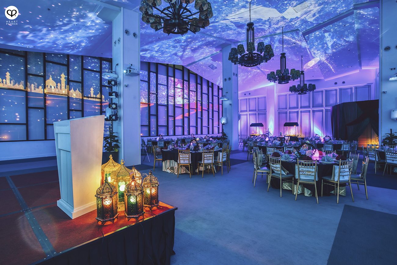 heartpatrick spaces interior photography de wan light projection event hall the linc kuala lumpur