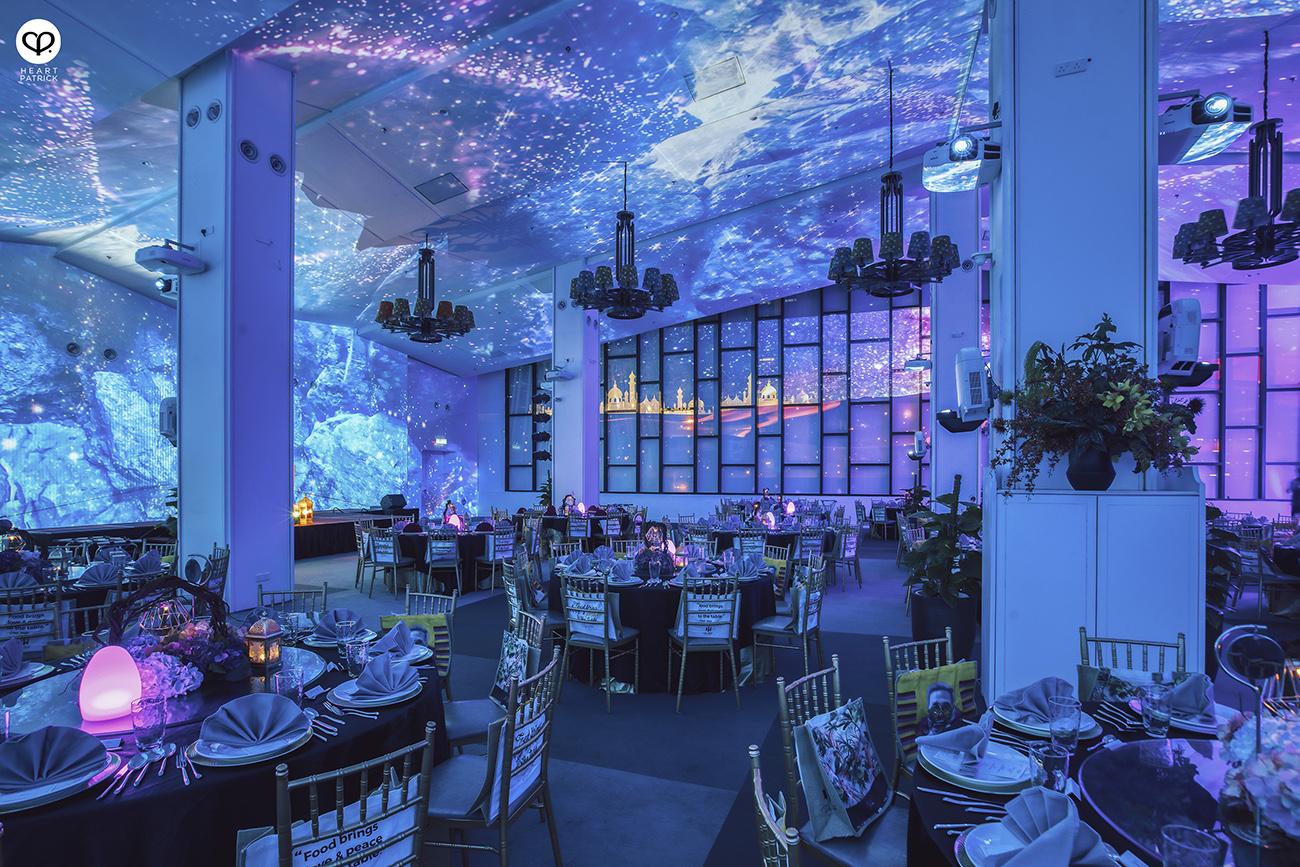 heartpatrick spaces interior photography de wan light projection event hall the linc kuala lumpur